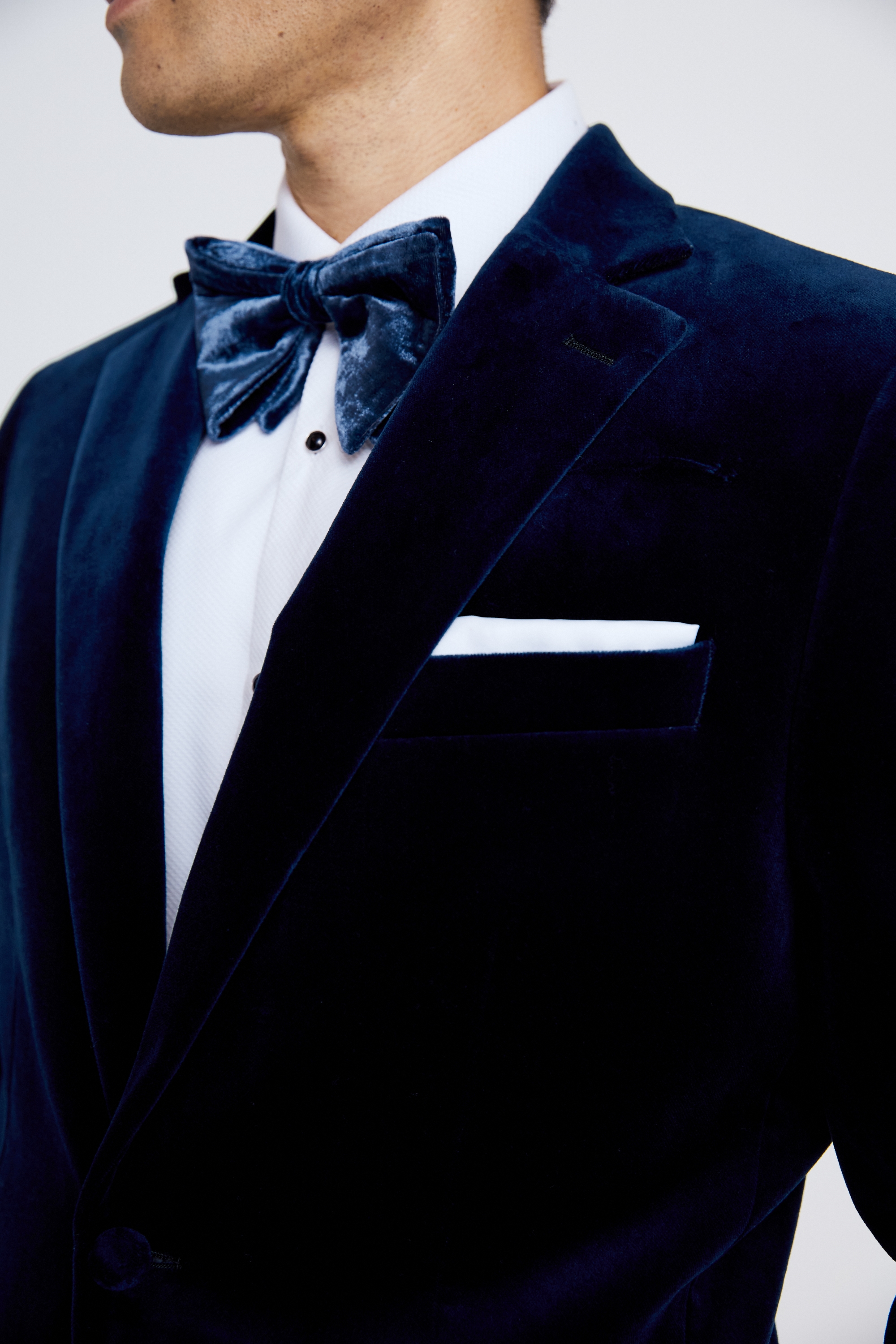 Midnight blue 2025 velvet suit