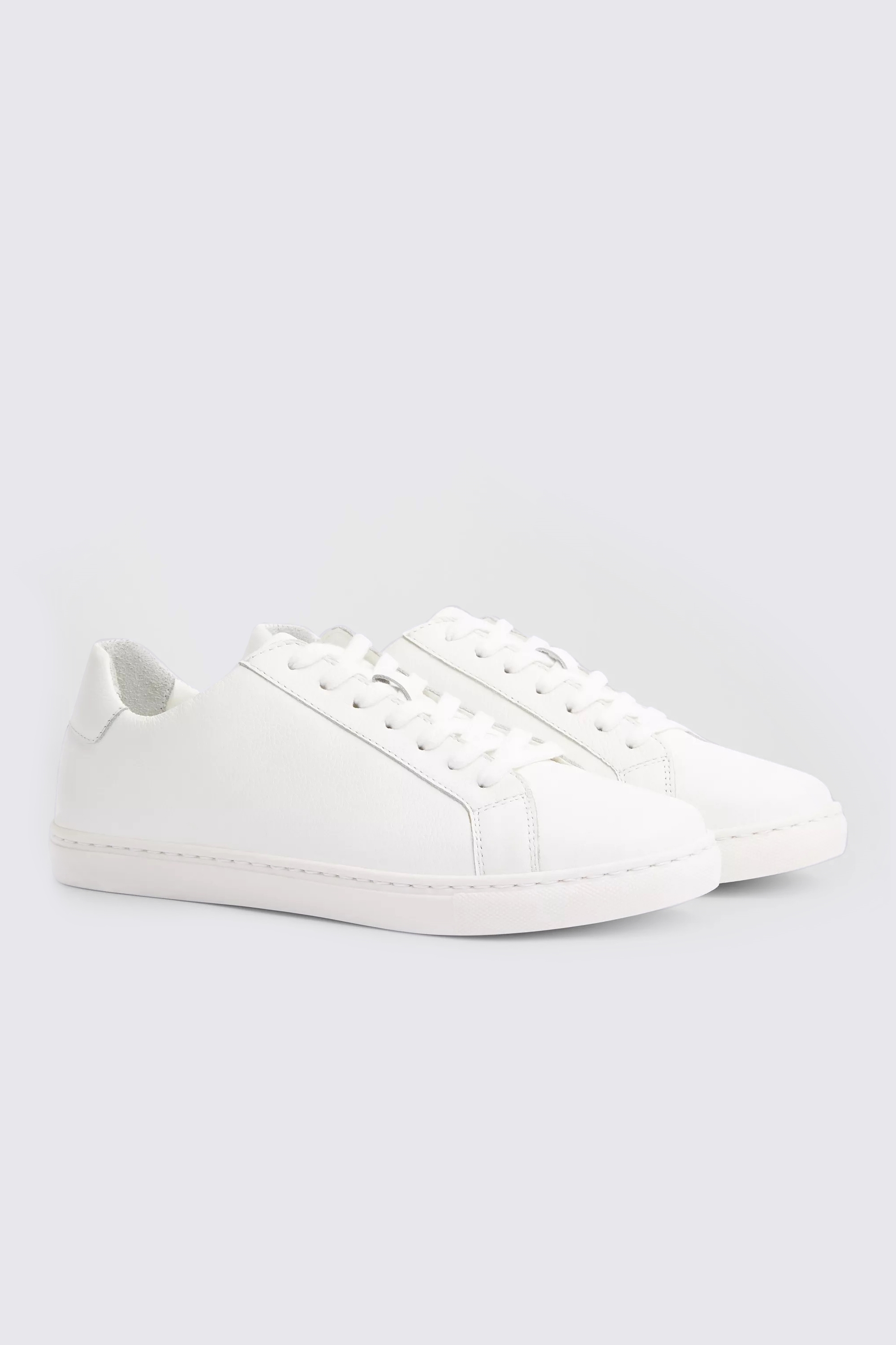 White Leather Trainers | Buy Online at Moss