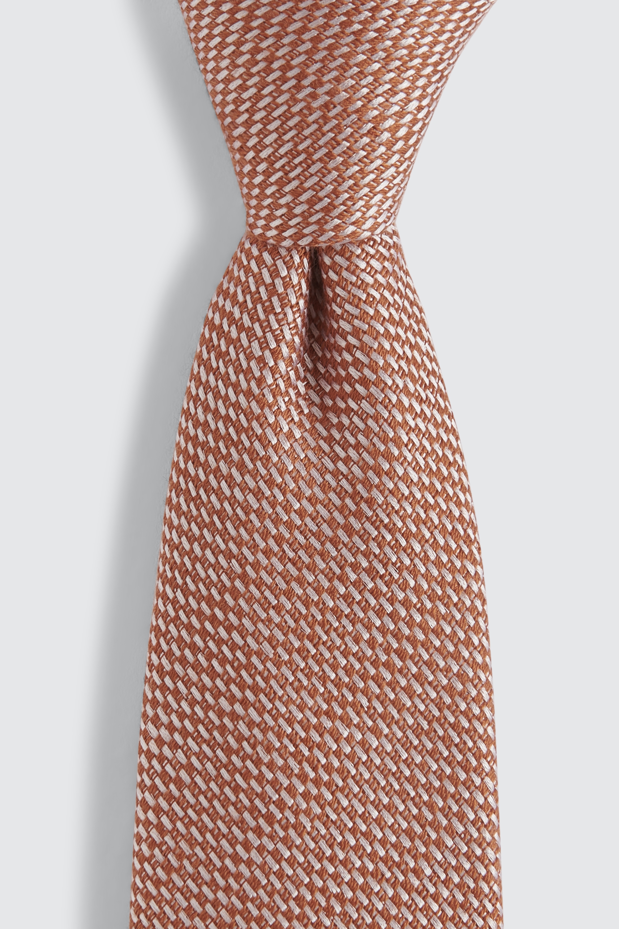 Ginger Cashmere SemiPlain Tie