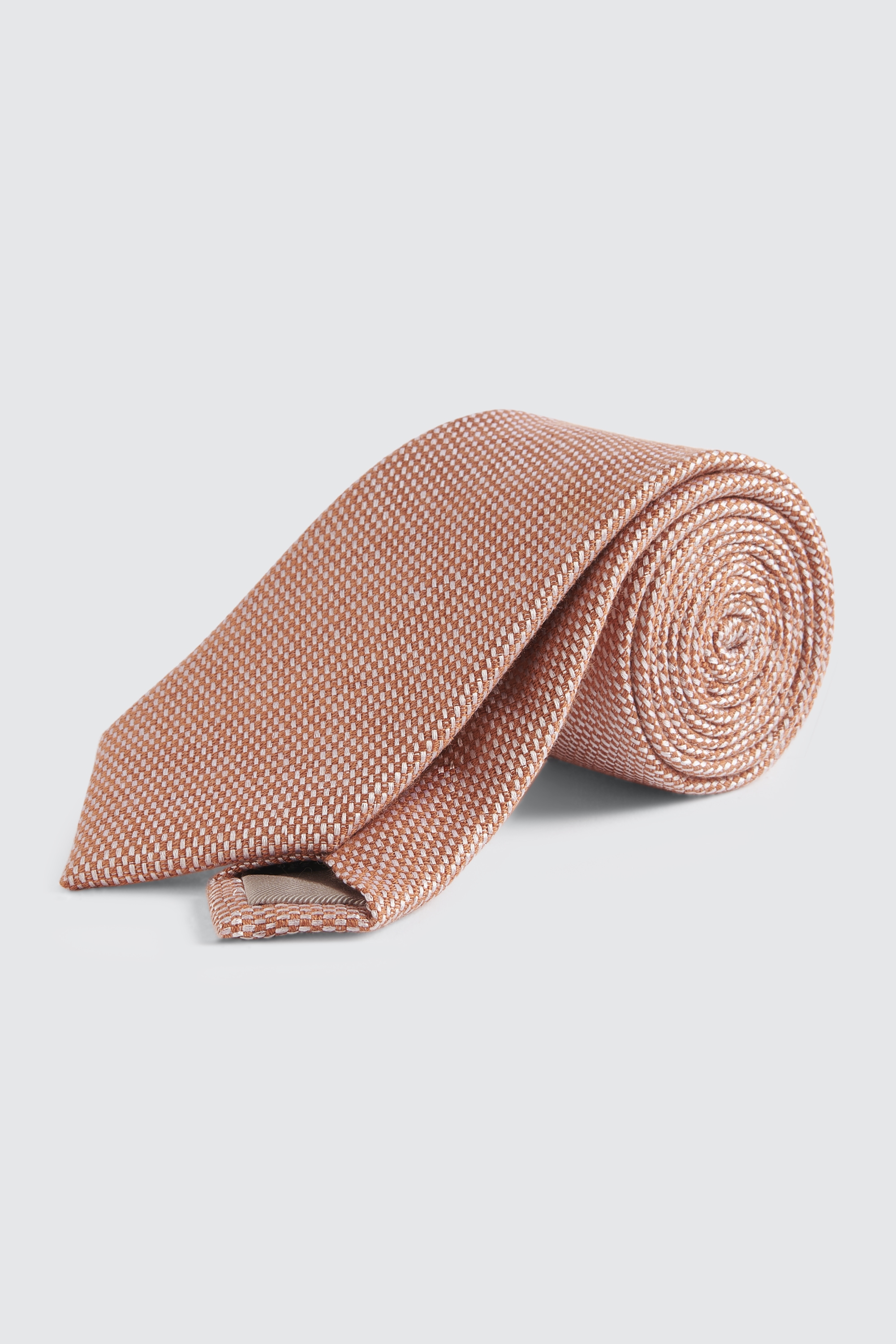Ginger Cashmere SemiPlain Tie