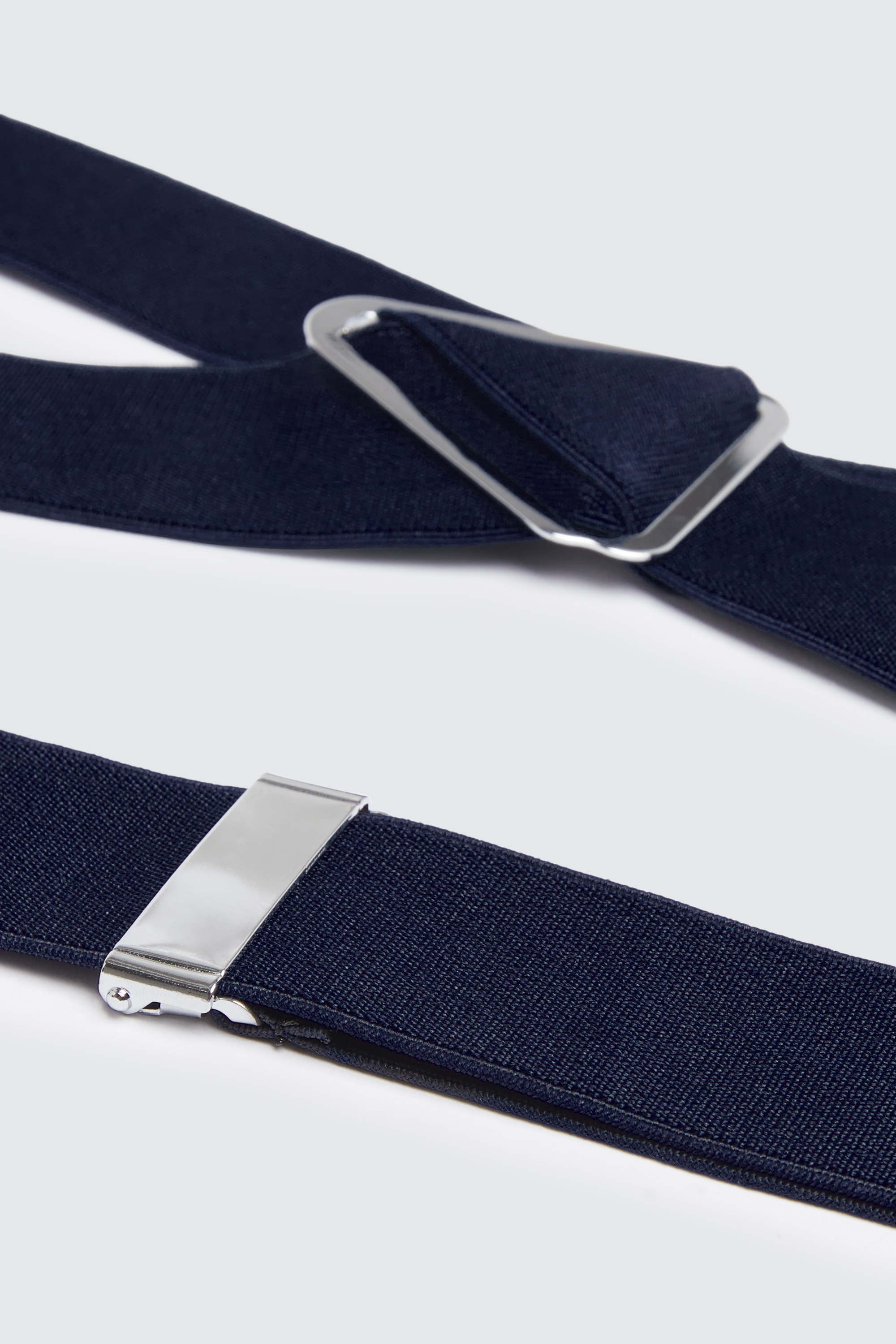 Navy Clip-On Braces | Buy Online at Moss