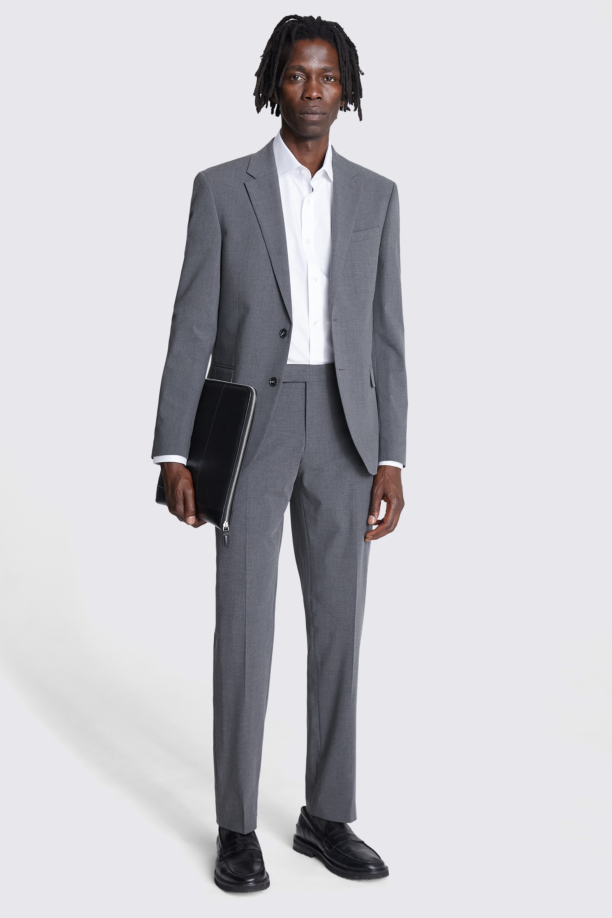 Slim Fit Grey Jacket | Buy Online at Moss