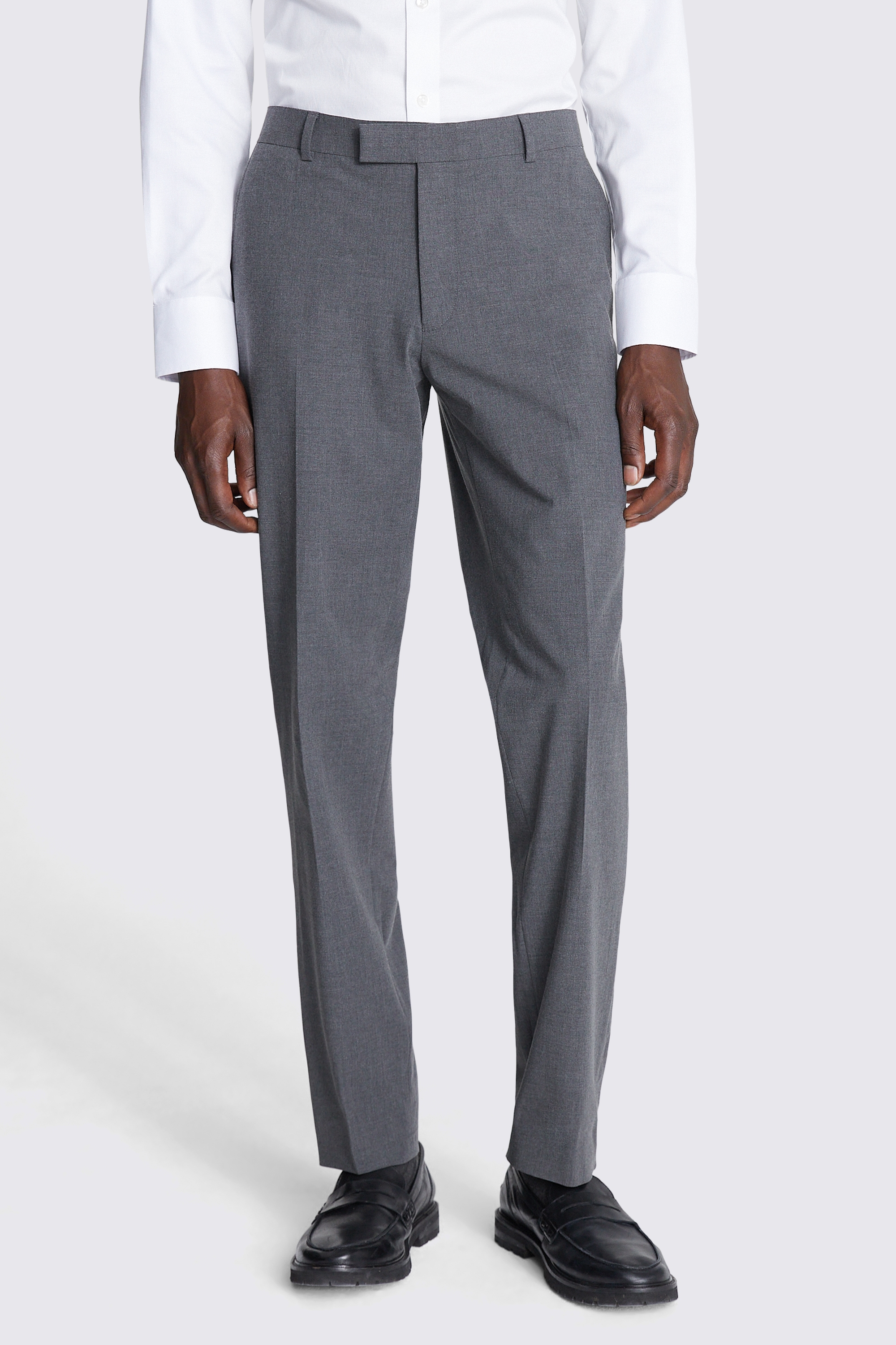Slim Fit Grey Trousers