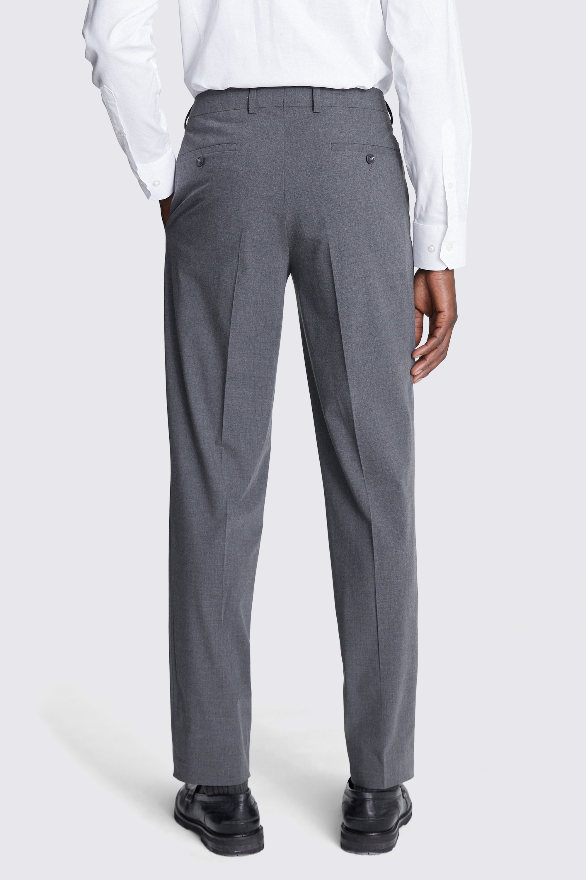 Slim Fit Grey Trousers