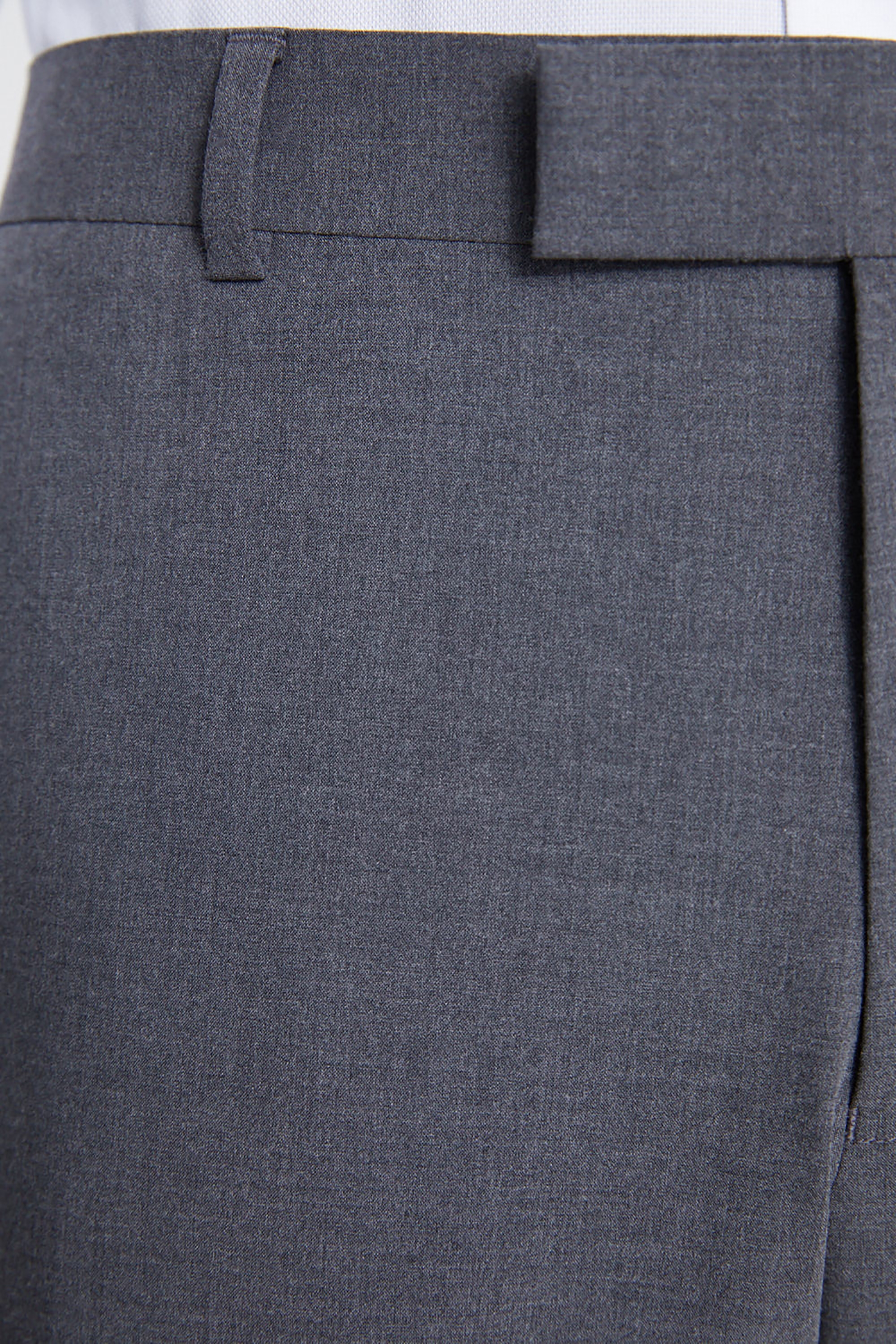 Slim Fit Grey Trousers