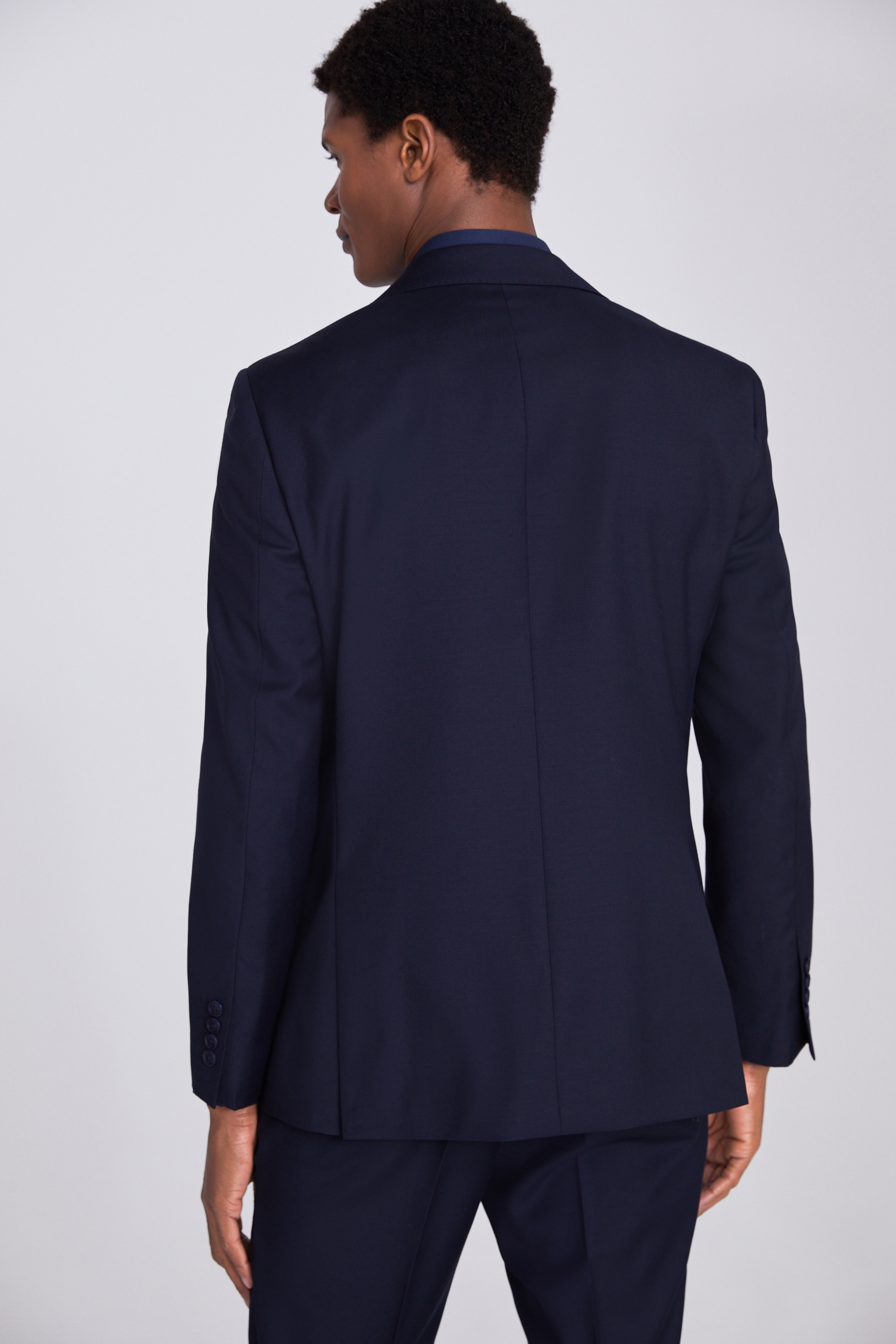 Tailored Fit Navy Jacket | Buy Online at Moss