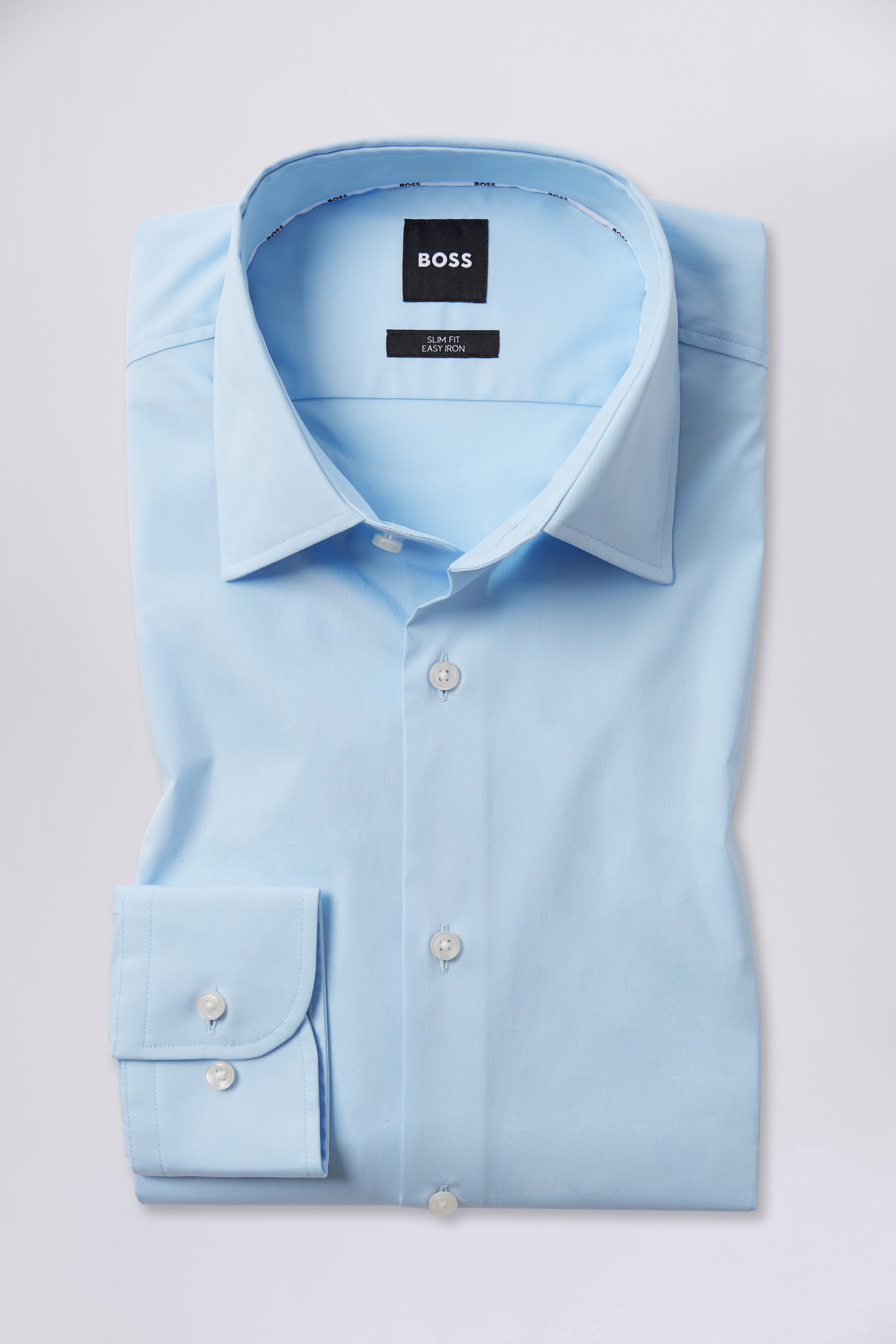 Boss Slim Fit Sky Shirt