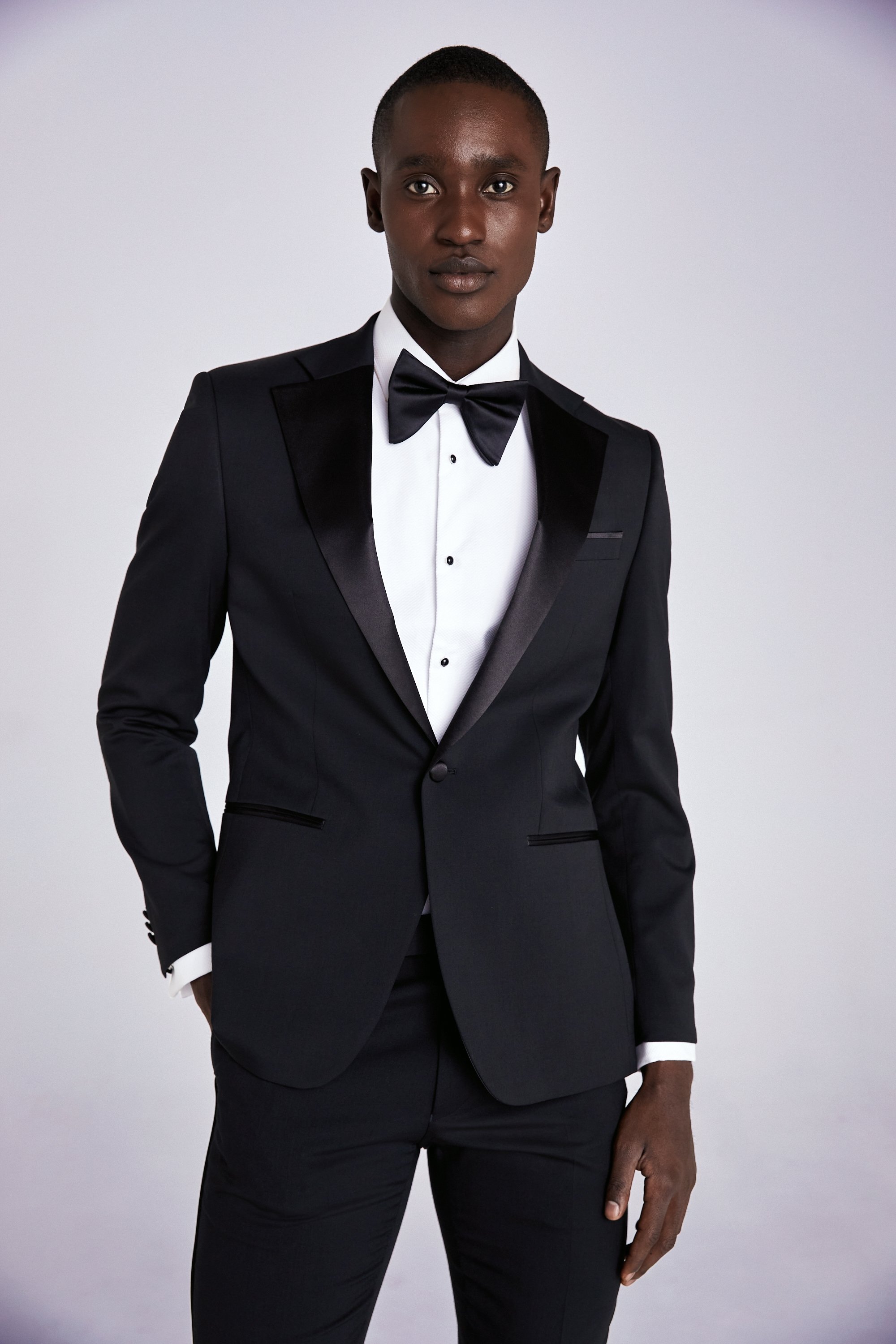 Ted Baker Tailored Fit Black Tuxedo Jacket | Buy Online at Moss