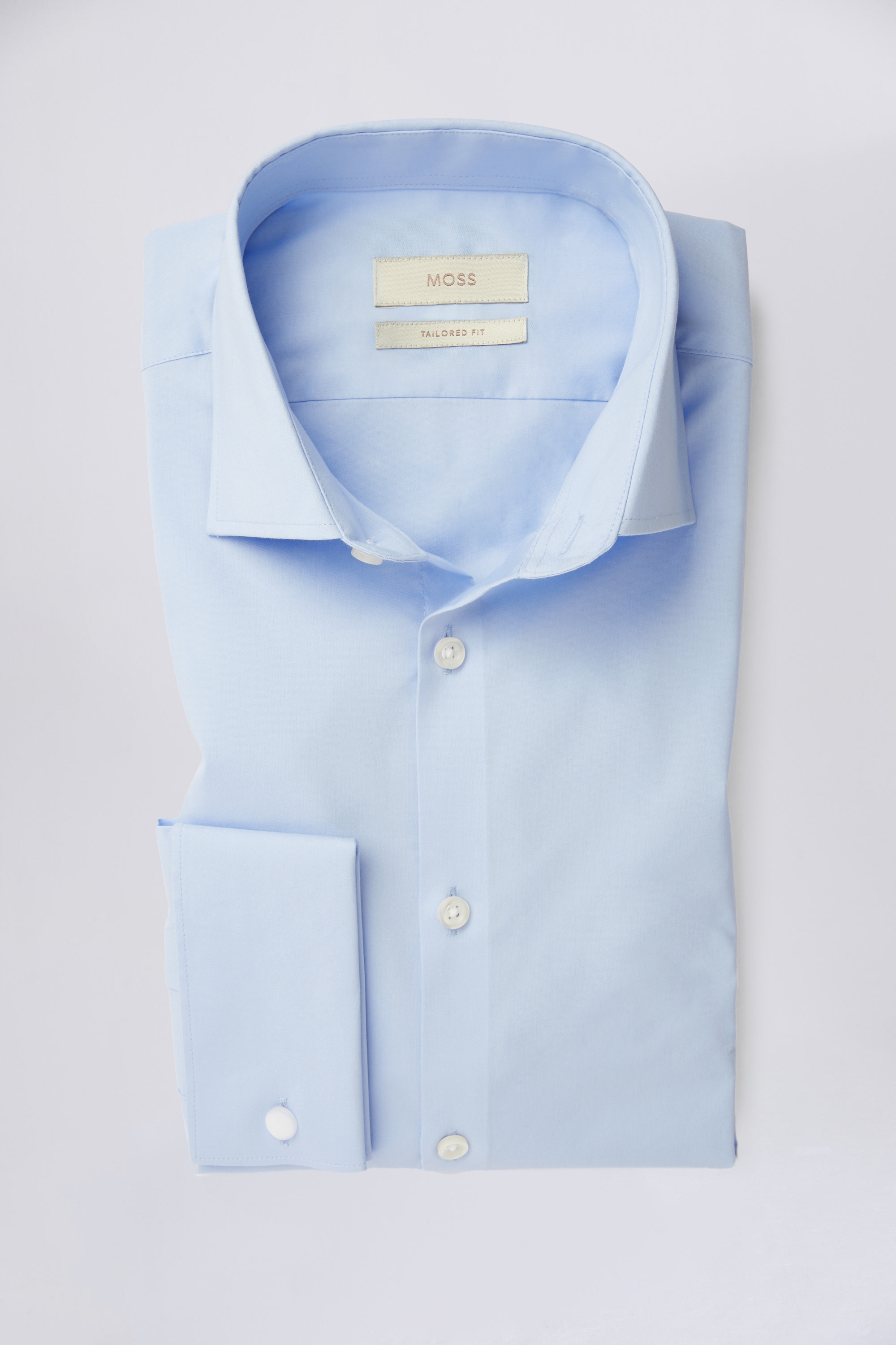 Tailored Fit Sky Stretch Shirt | Buy Online at Moss