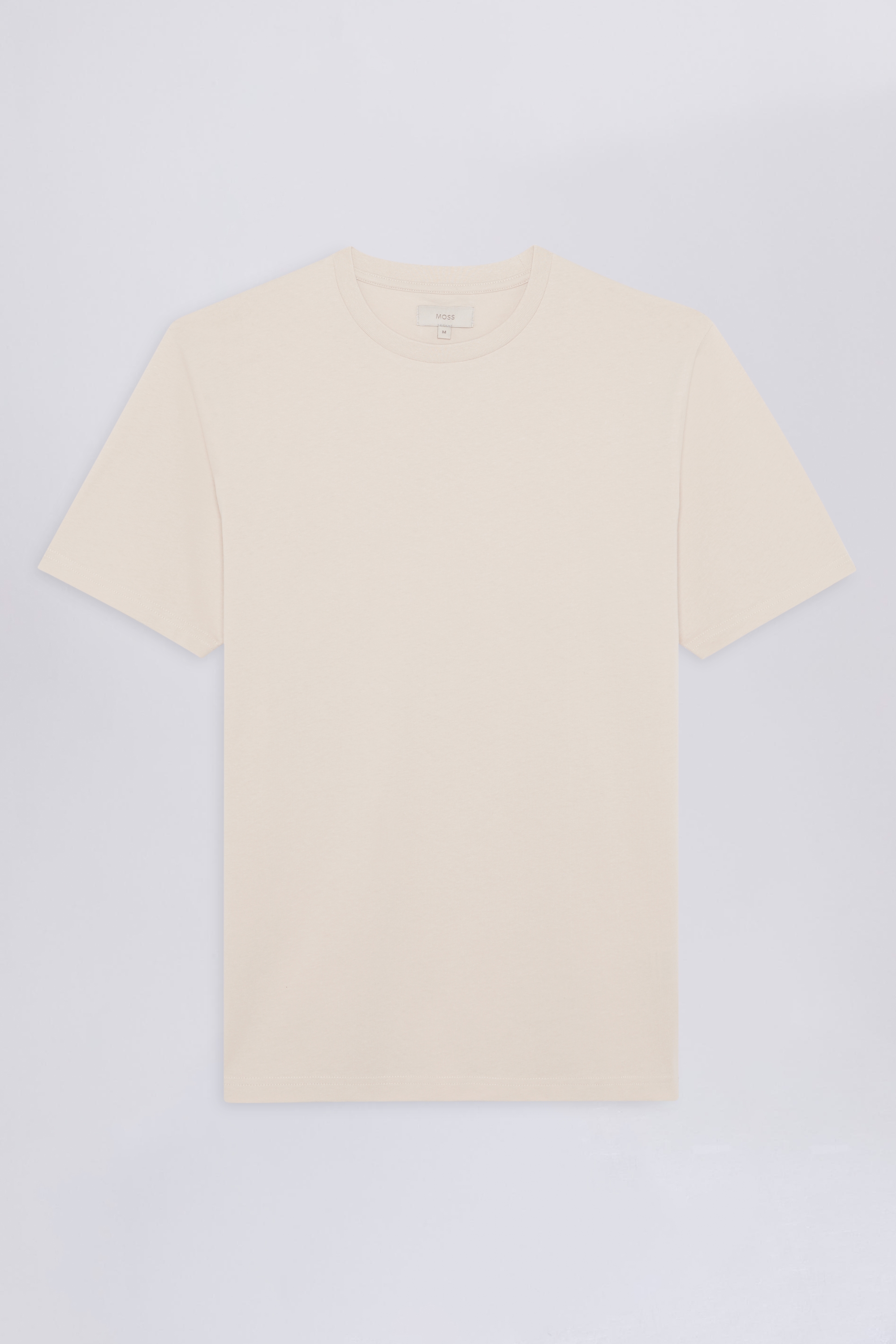 Ecru Crew Neck T-Shirt | Buy Online at Moss