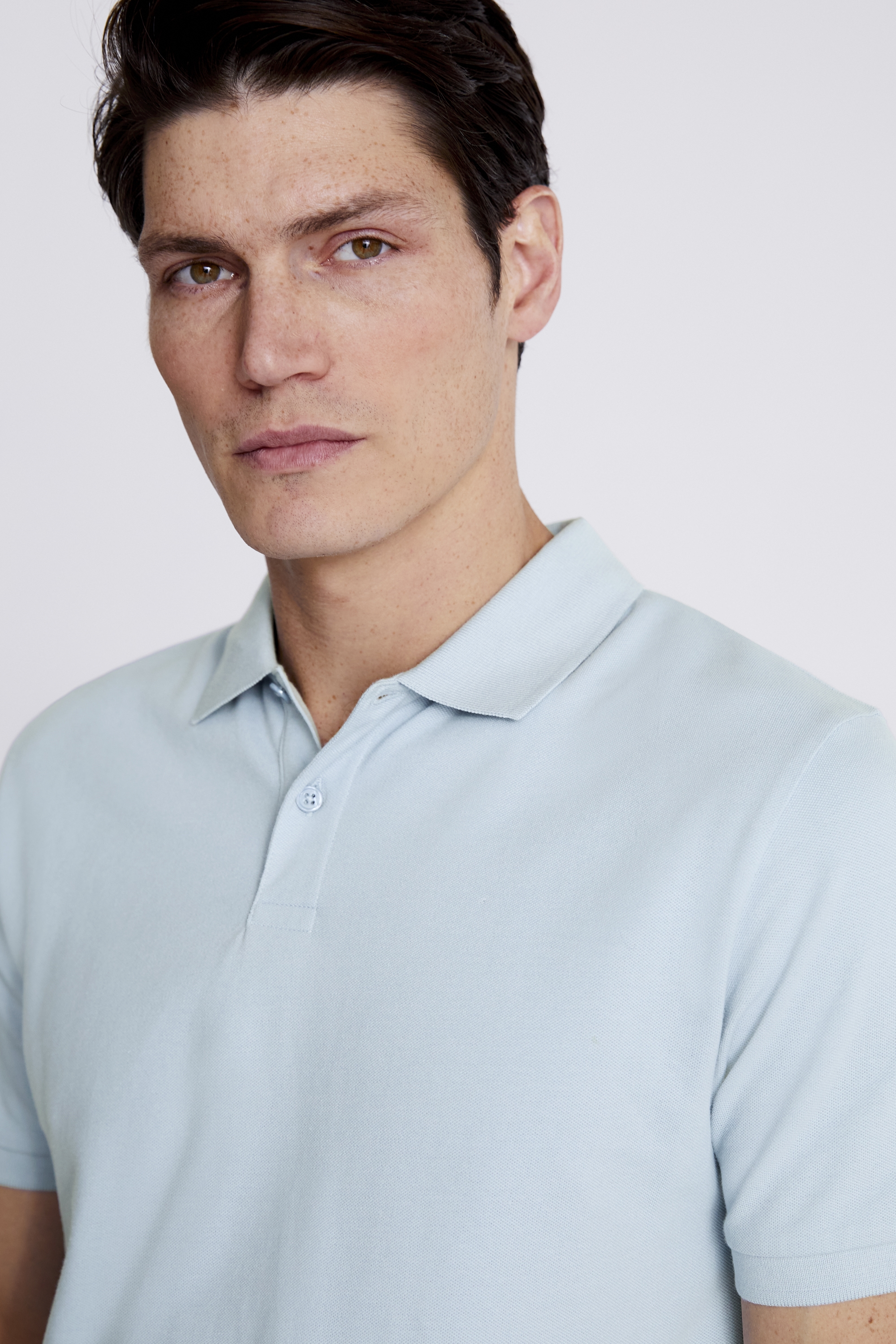 Sky Piqué Polo Shirt