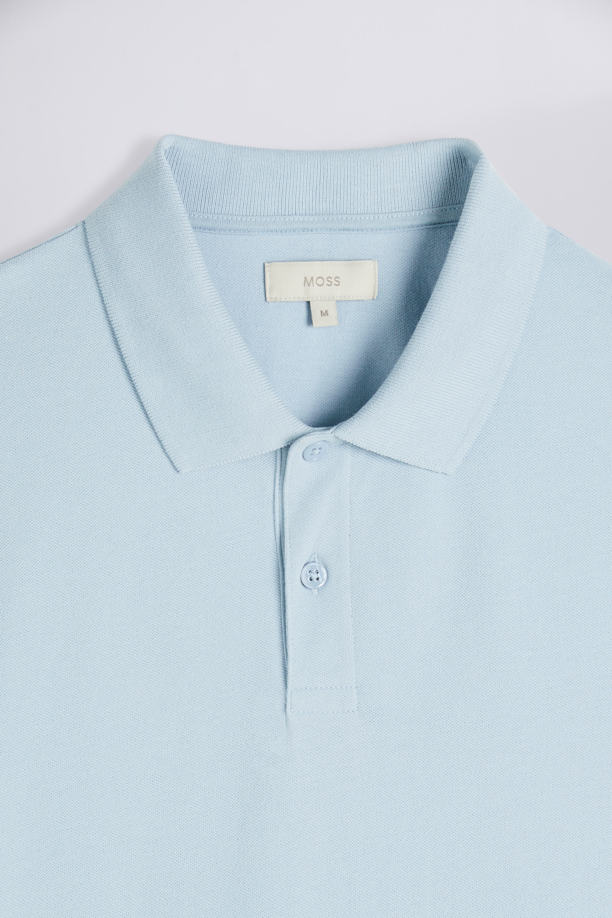 Sky Piqué Polo Shirt | Buy Online at Moss