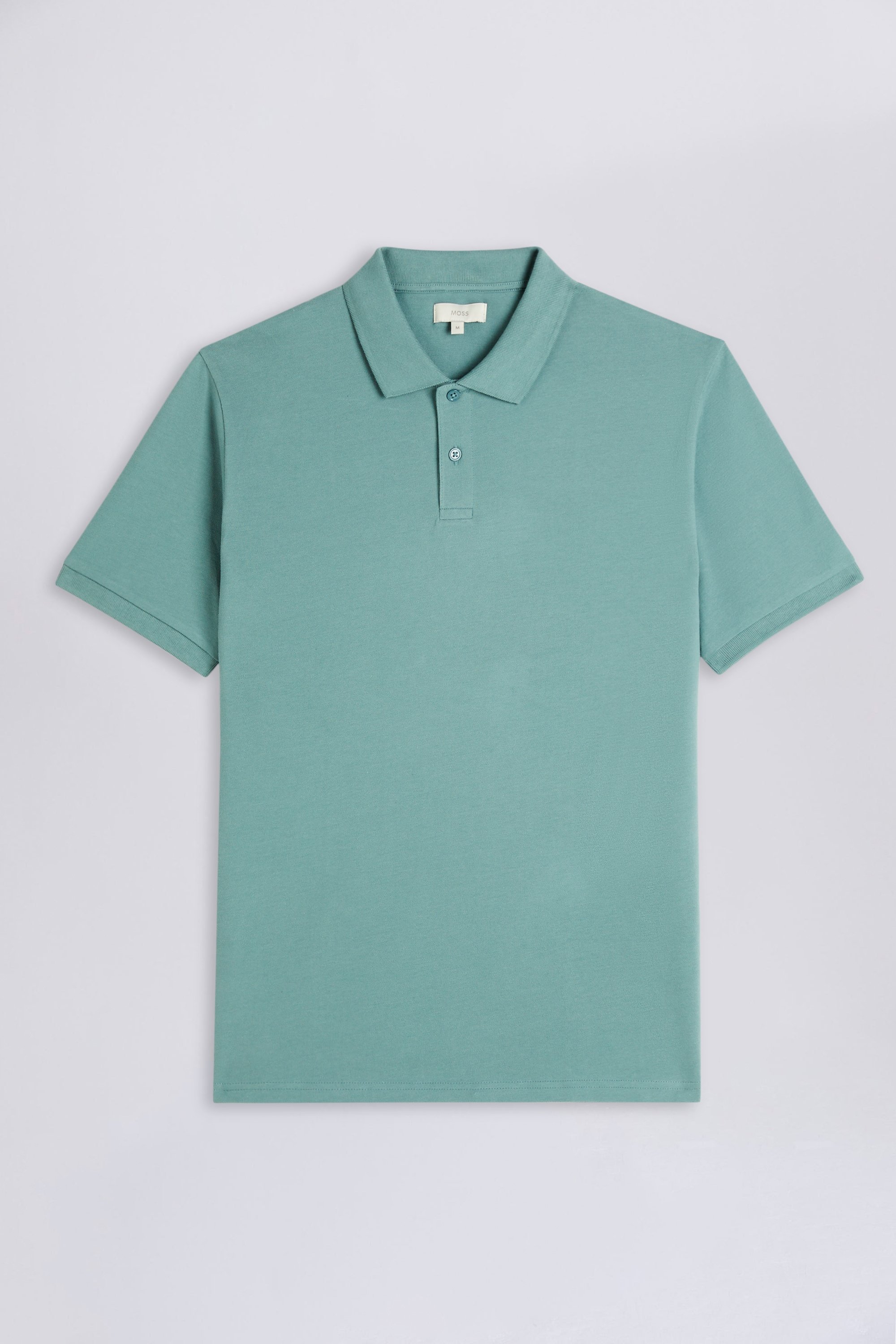 Teal Piqué Polo Shirt