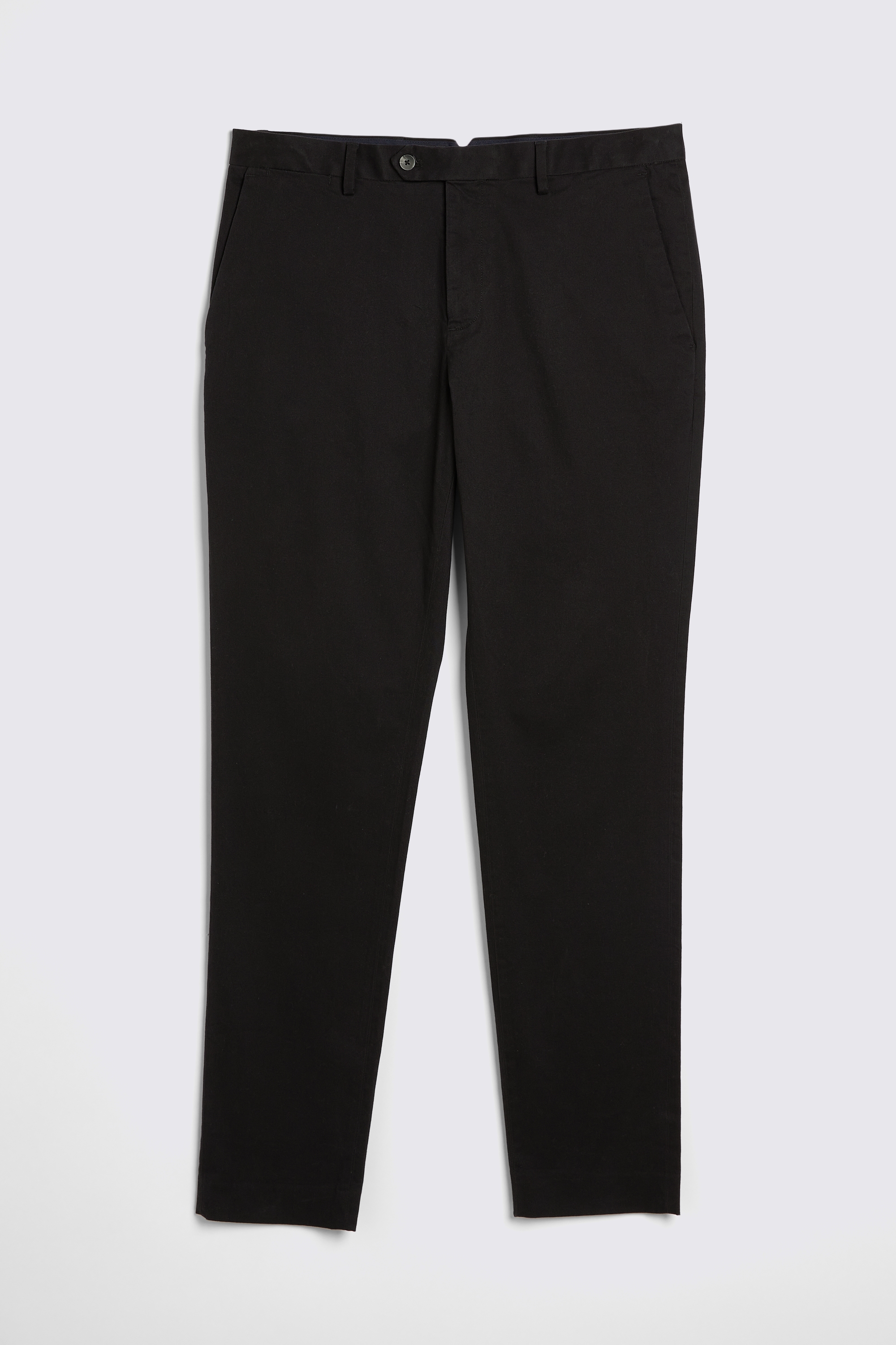 Slim Fit Black Stretch Chinos | Buy Online at Moss