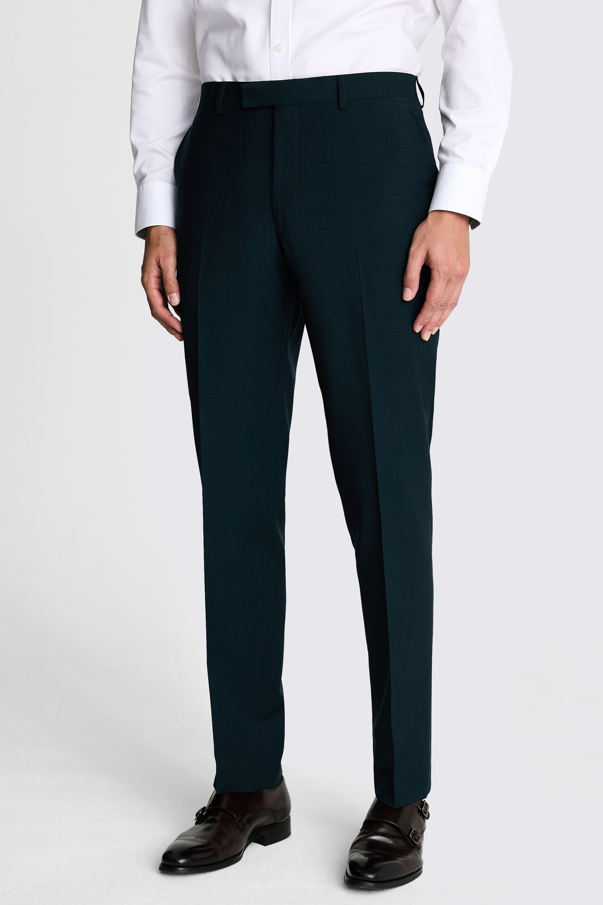 Tailored Fit Black Double Breasted Tuxedo