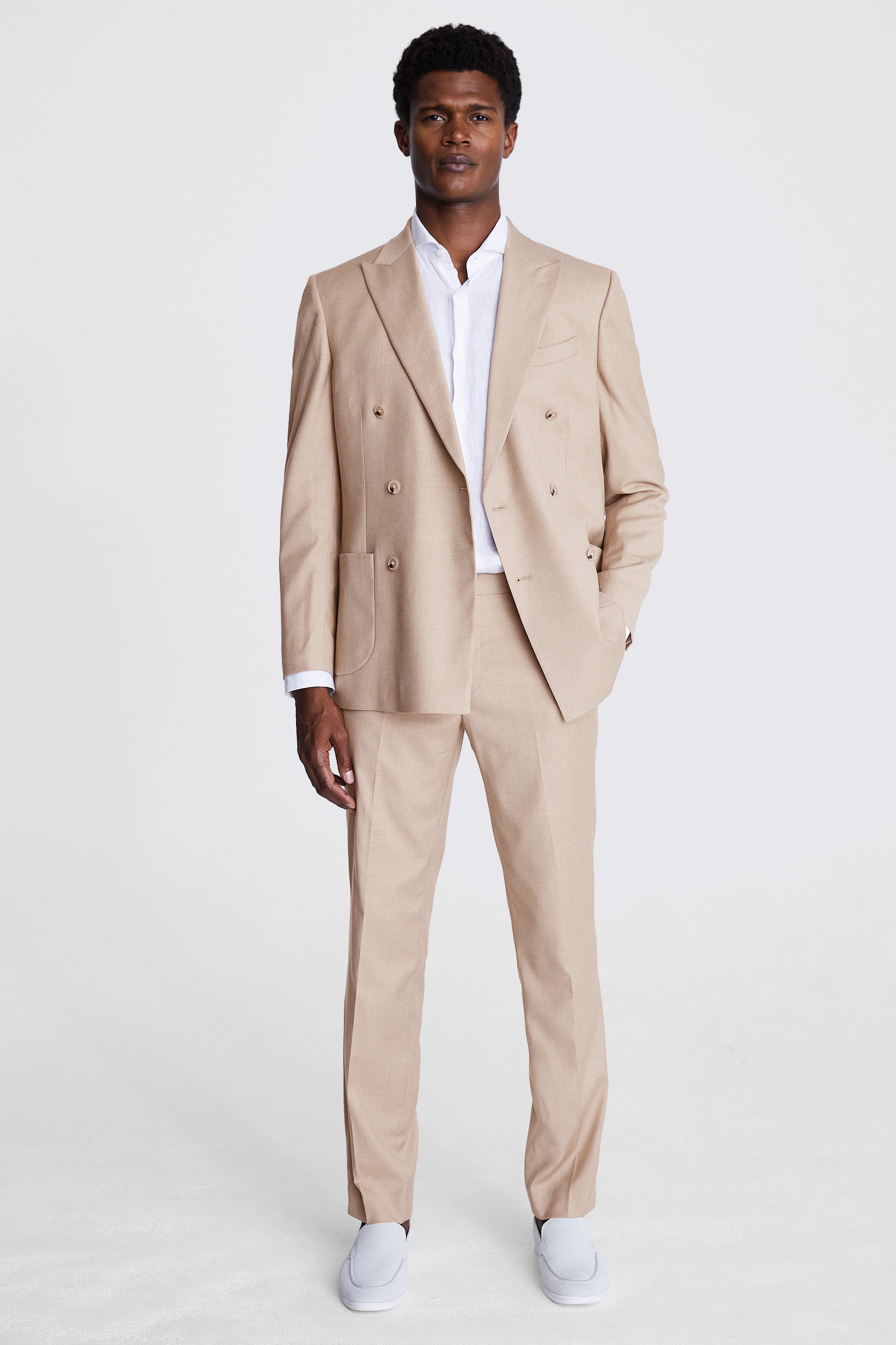 Tailored Fit Blonde Camel Jacket | Buy Online at Moss