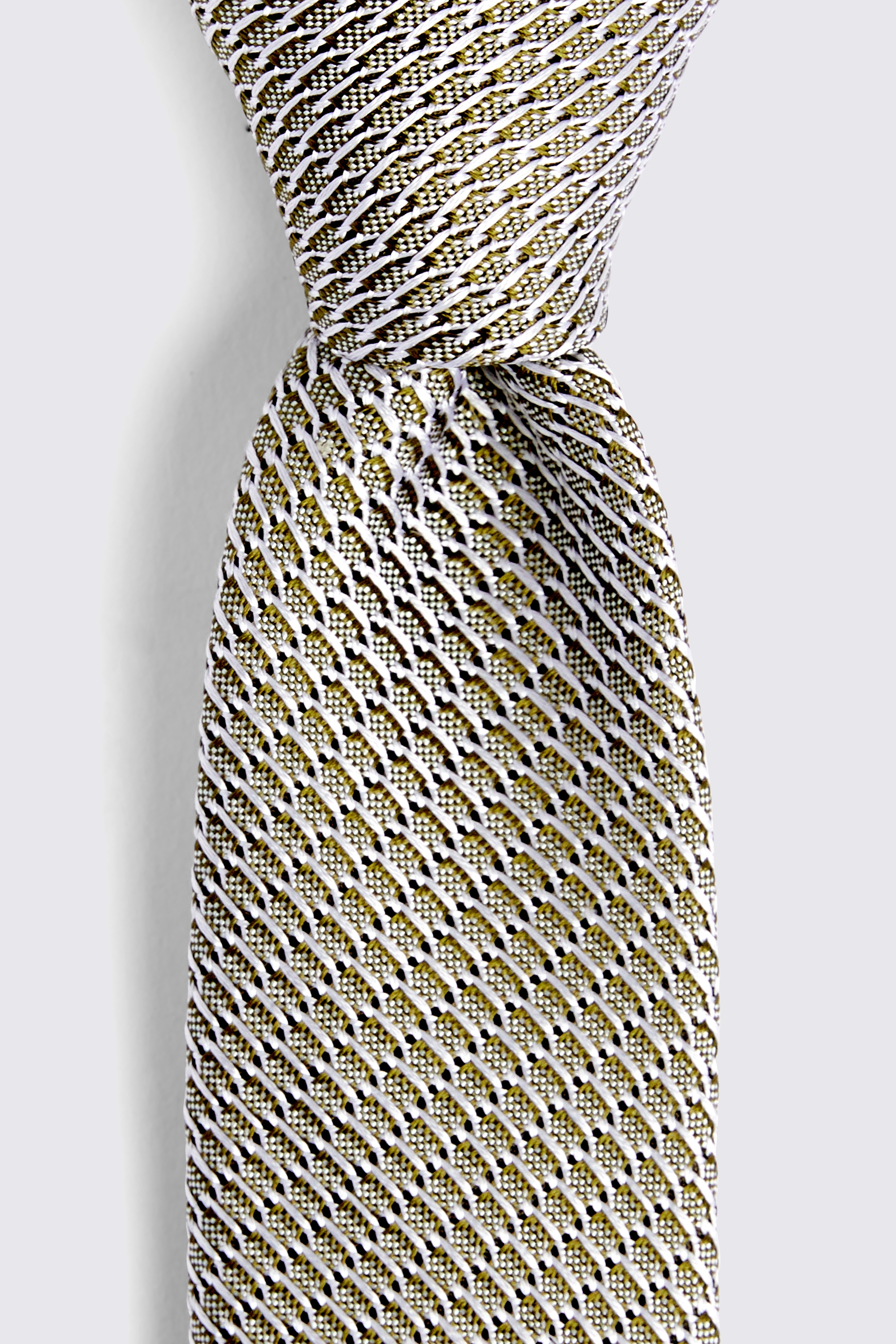 Sage Green Grenadine Silk Tie