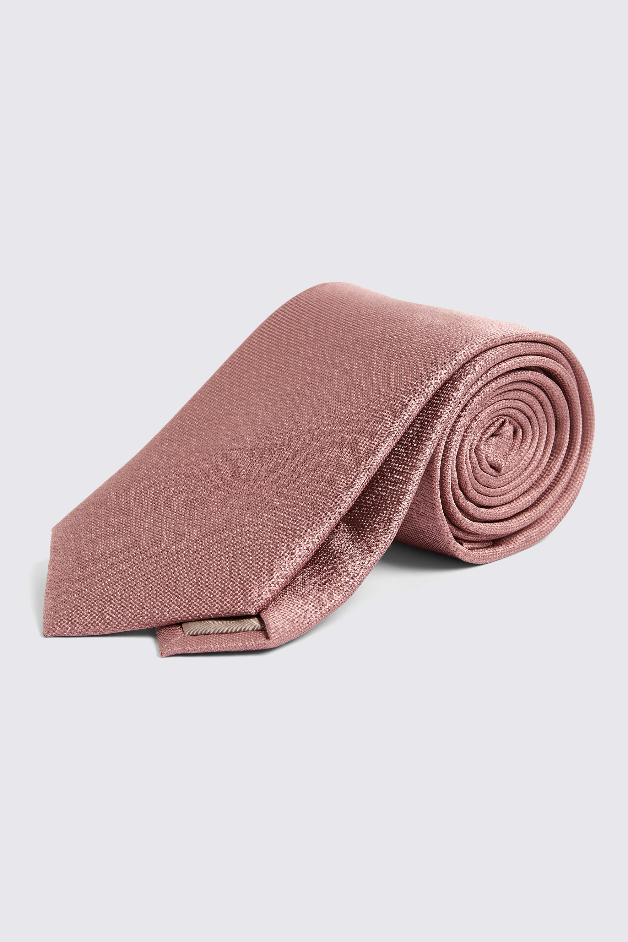 Deauville Pink Oxford Silk Tie