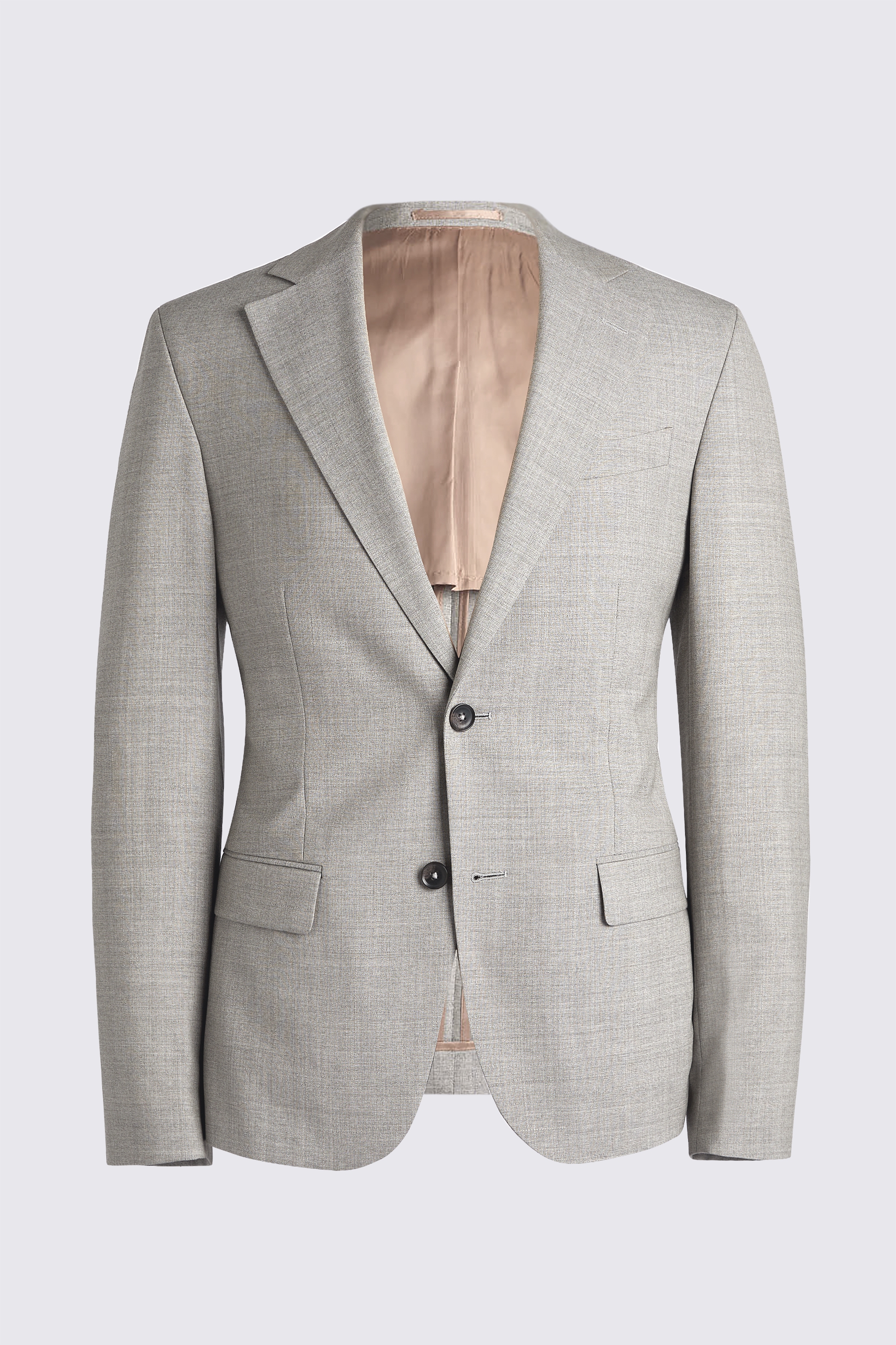 Custom Made italian neutral half lined suit