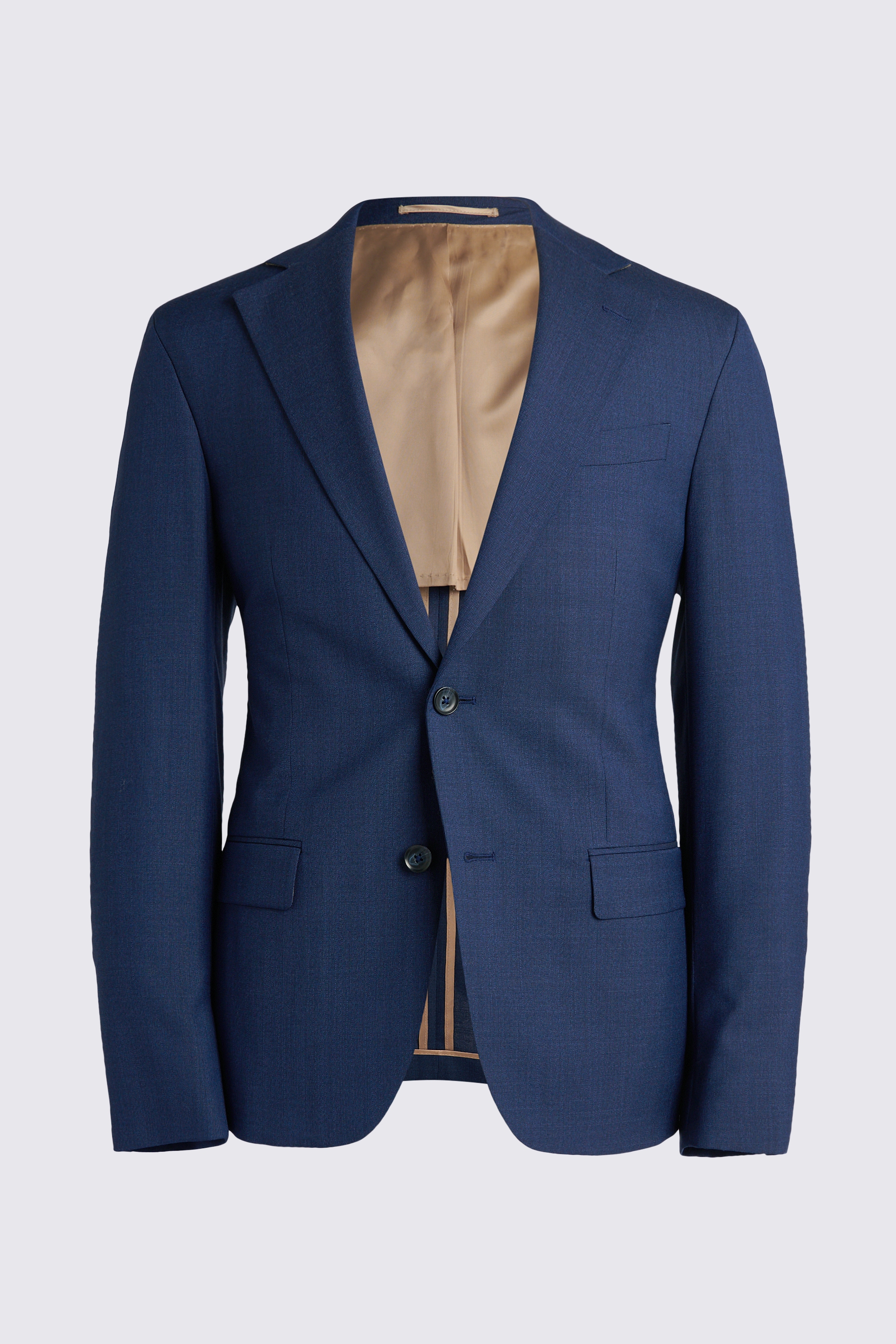 Italian Tailored Fit Blue Half Lined Suit