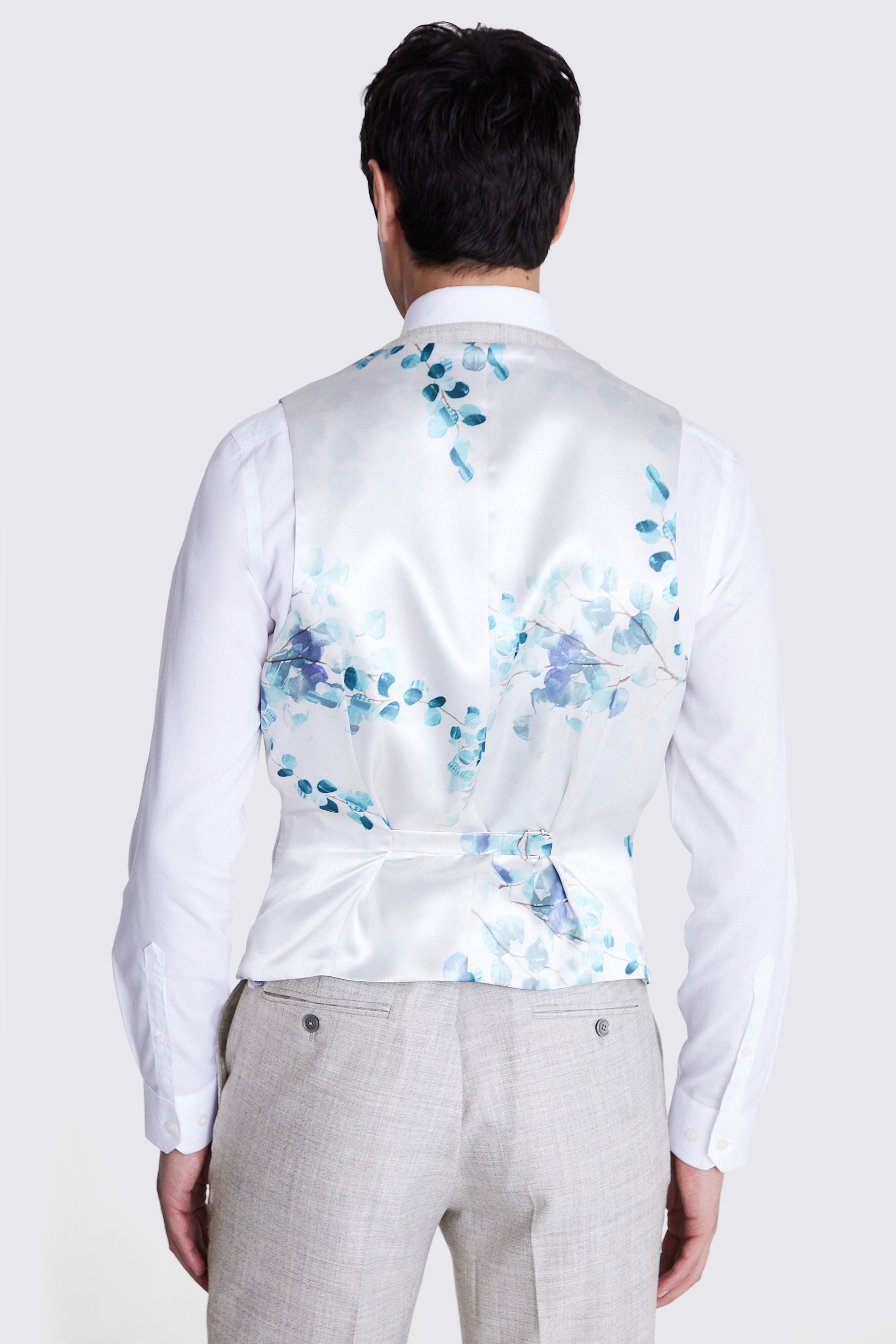 French Connection Slim Fit Light Grey Waistcoat