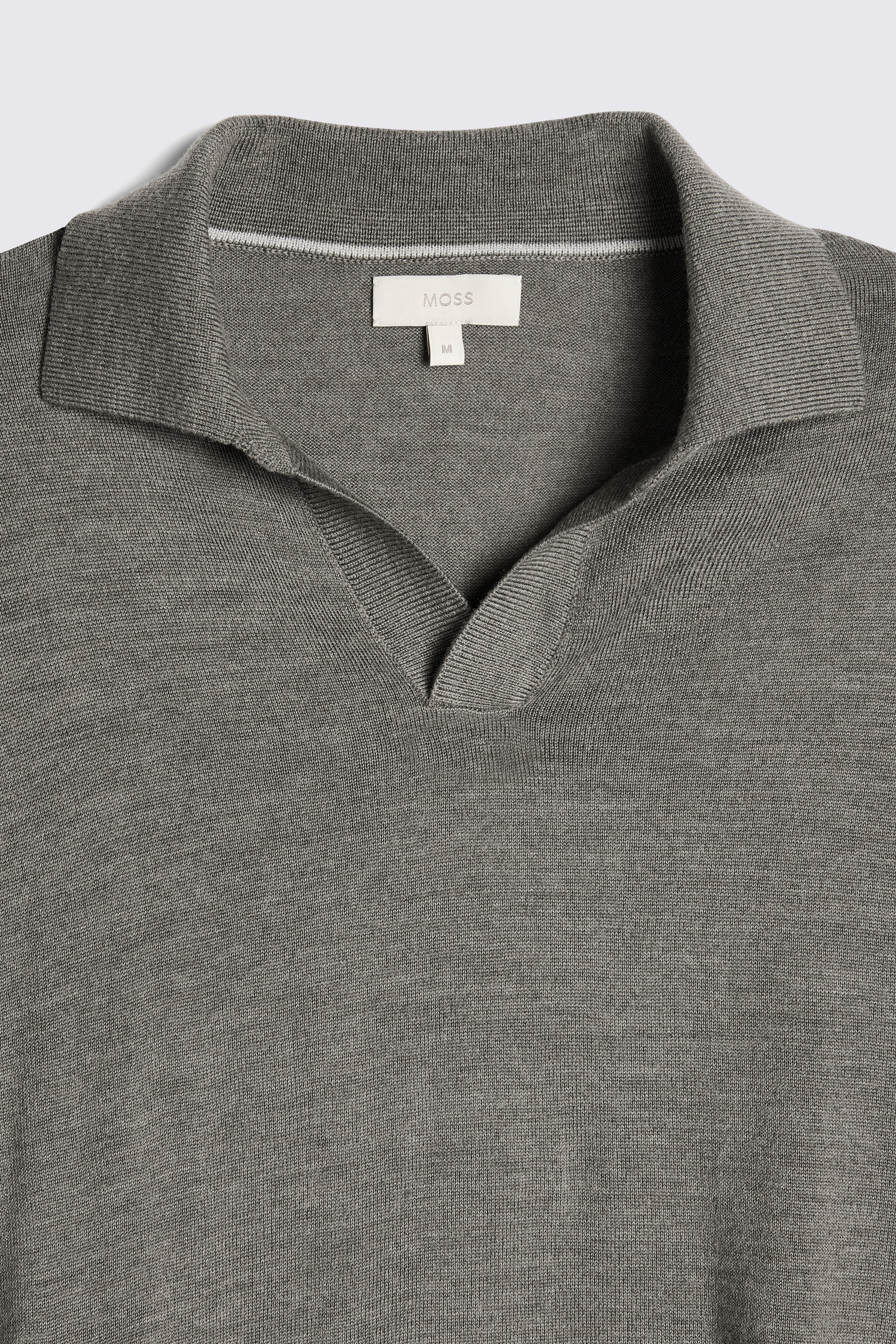 Khaki Merino Skipper Polo