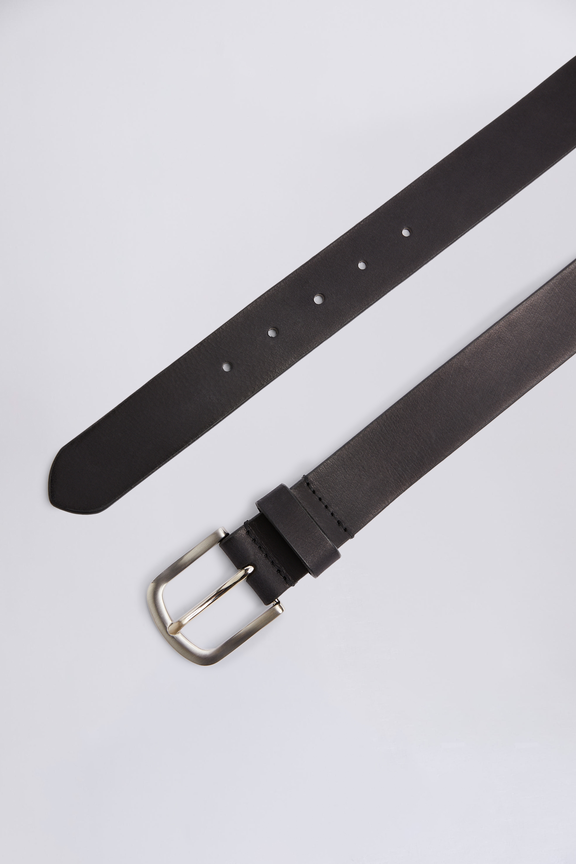 Casual Black Leather Belt | Buy Online at Moss