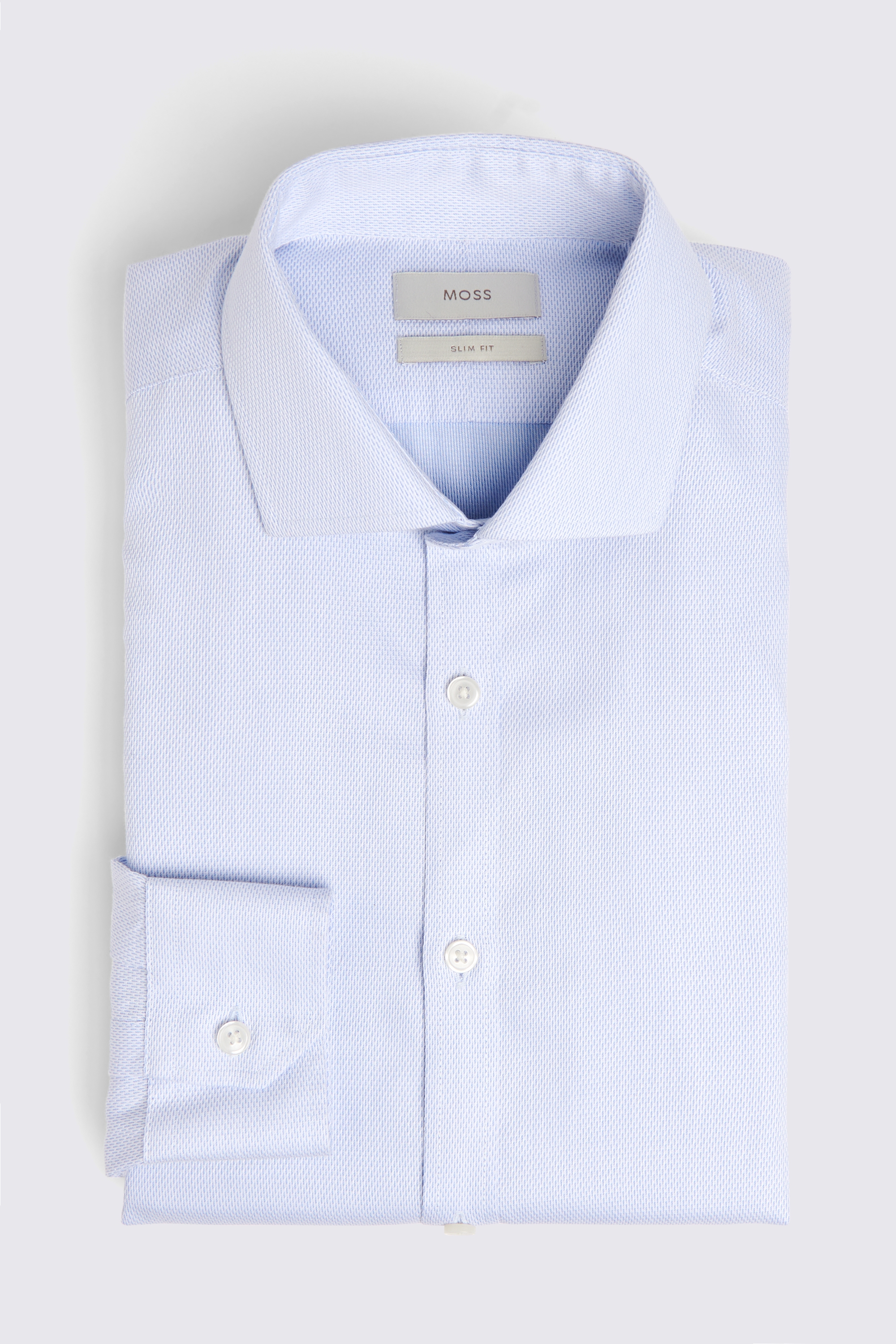 Slim Fit Sky Dobby Non-Iron Shirt