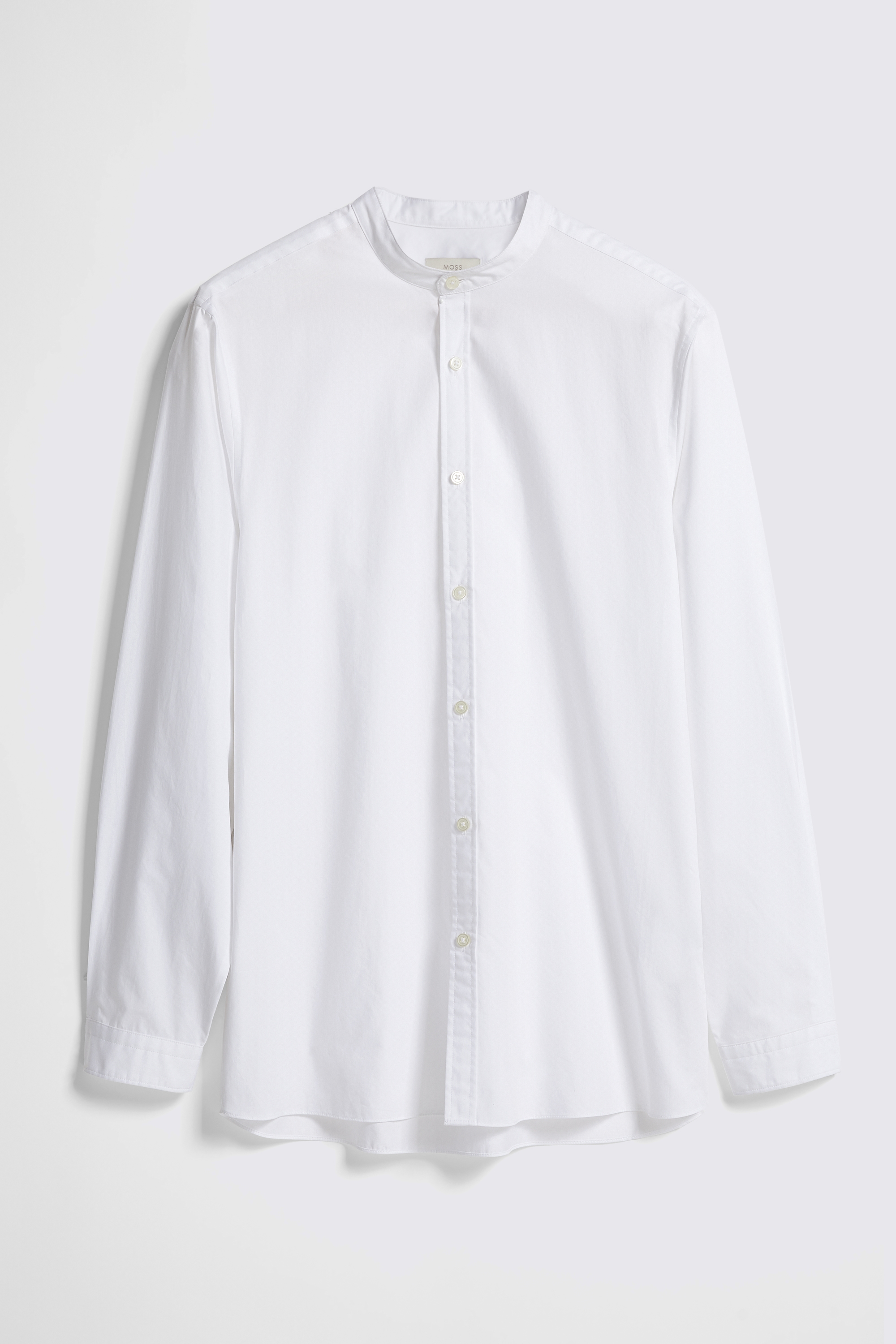 Off White Fine Twill Shirt | Buy Online at Moss