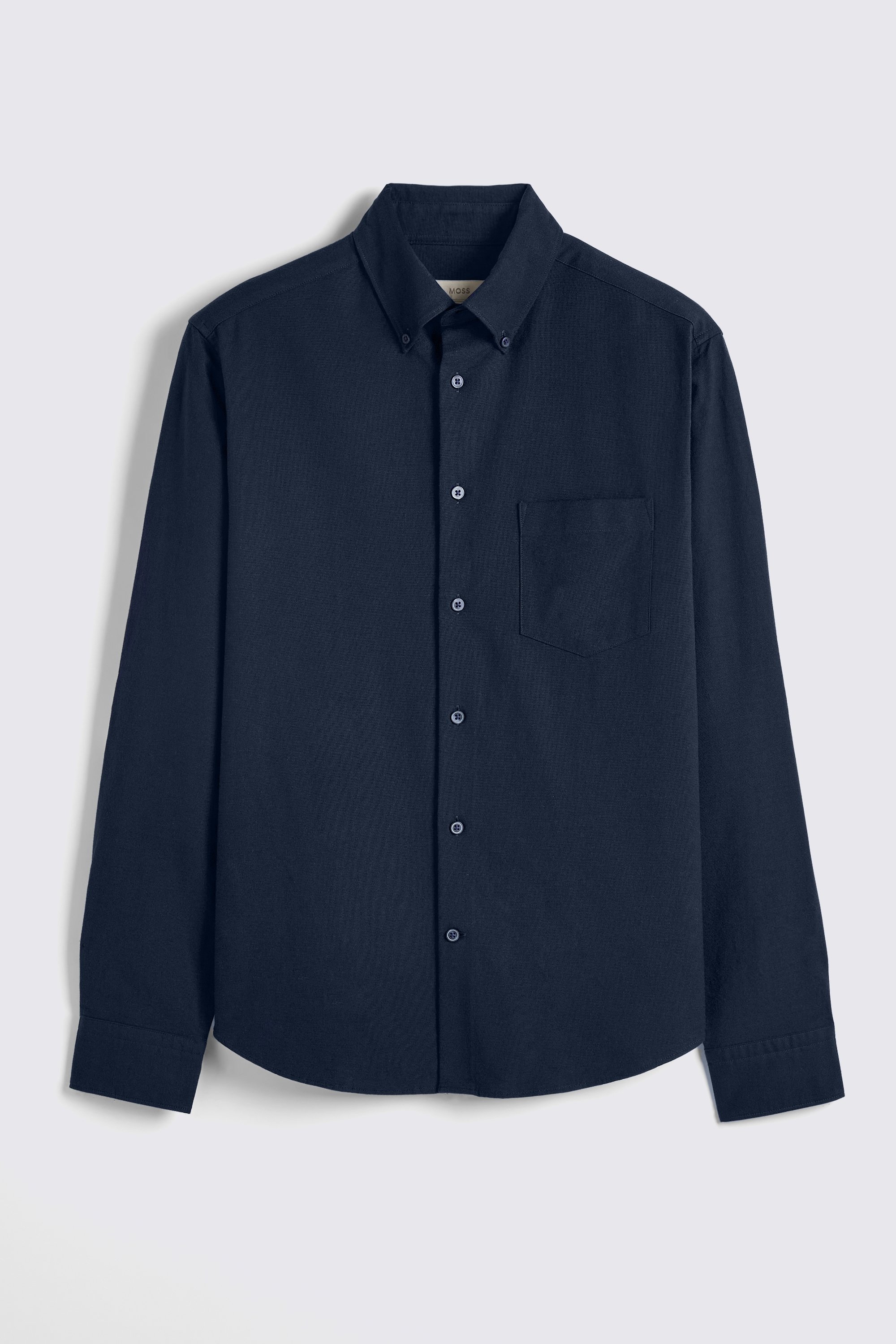 Navy Washed Oxford Shirt