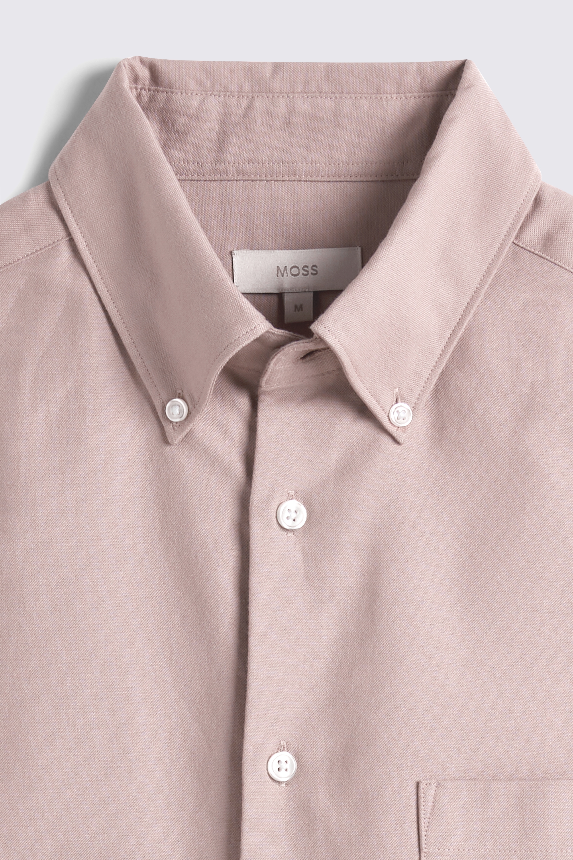 Dusty Pink Washed Oxford Shirt