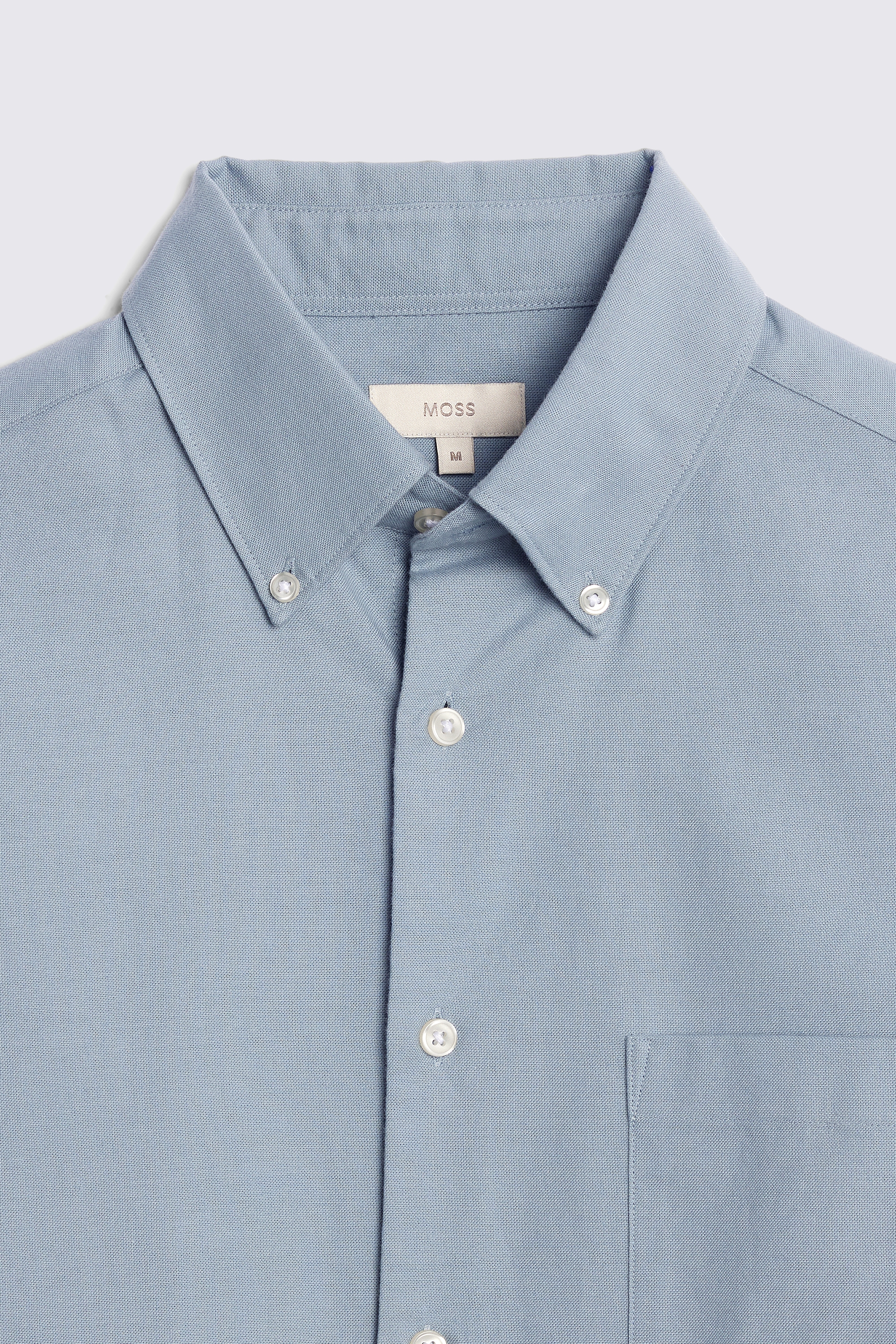 Teal Washed Oxford Shirt