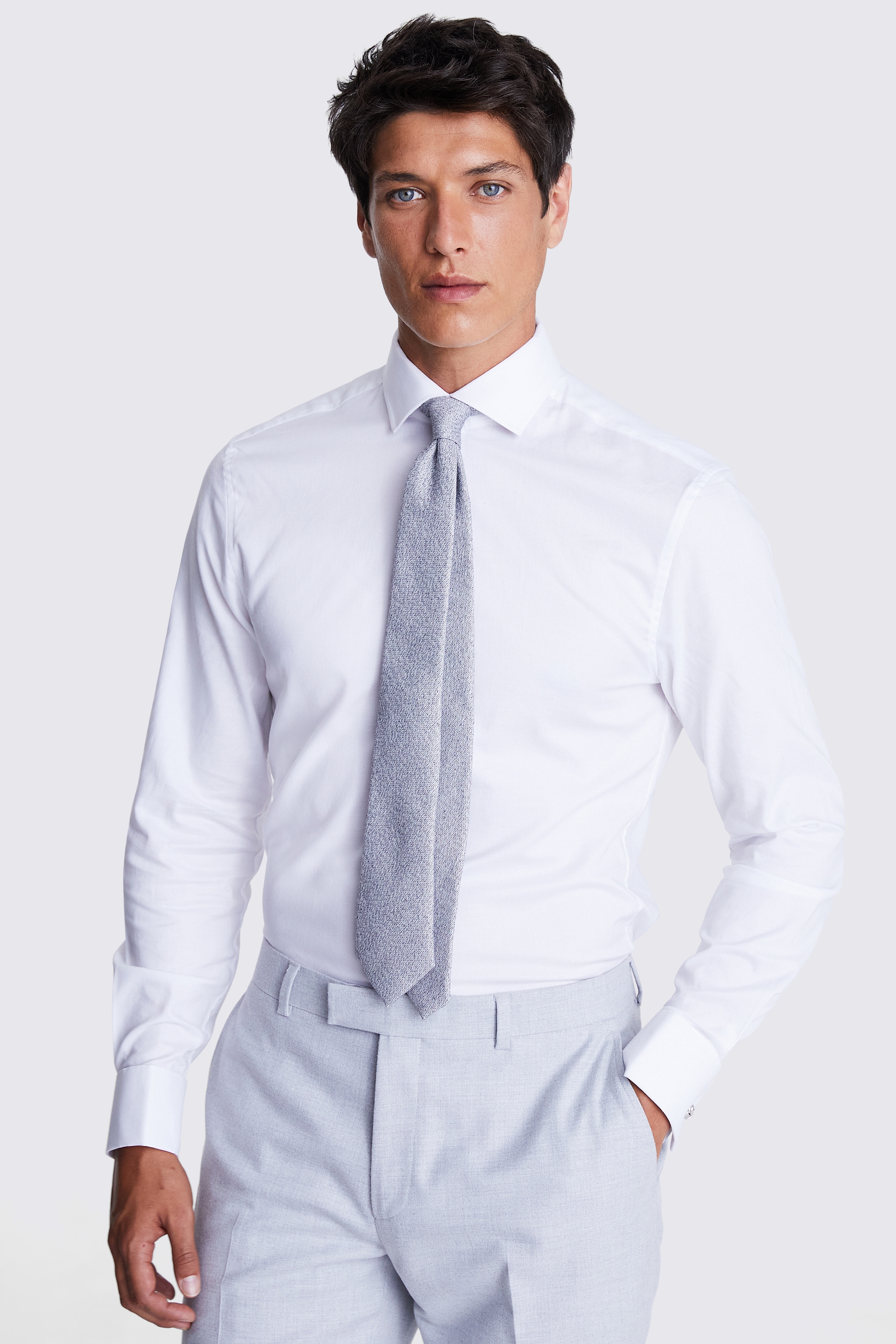 Sky Bouclé Tie