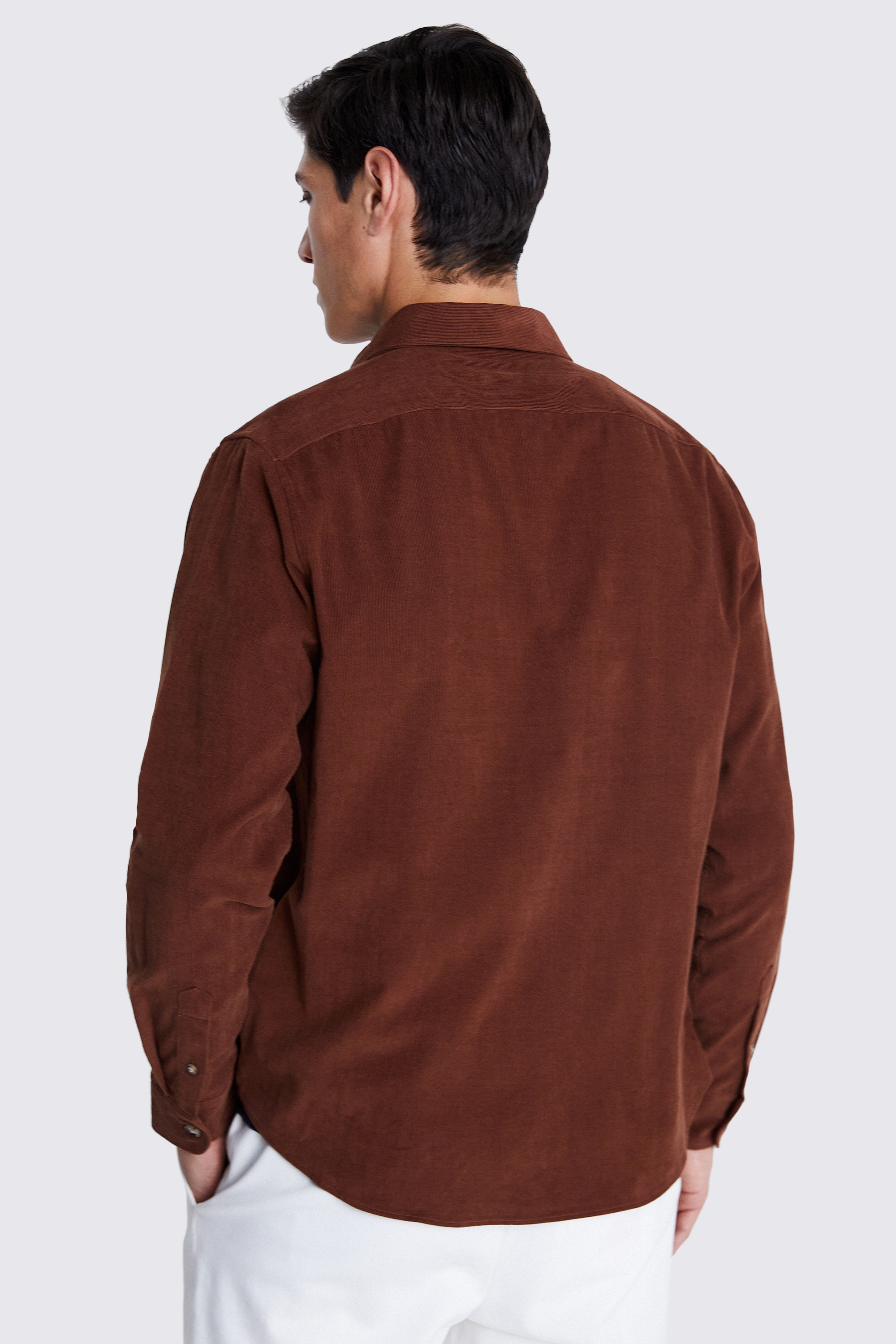 Tobacco Corduroy Overshirt | Buy Online at Moss