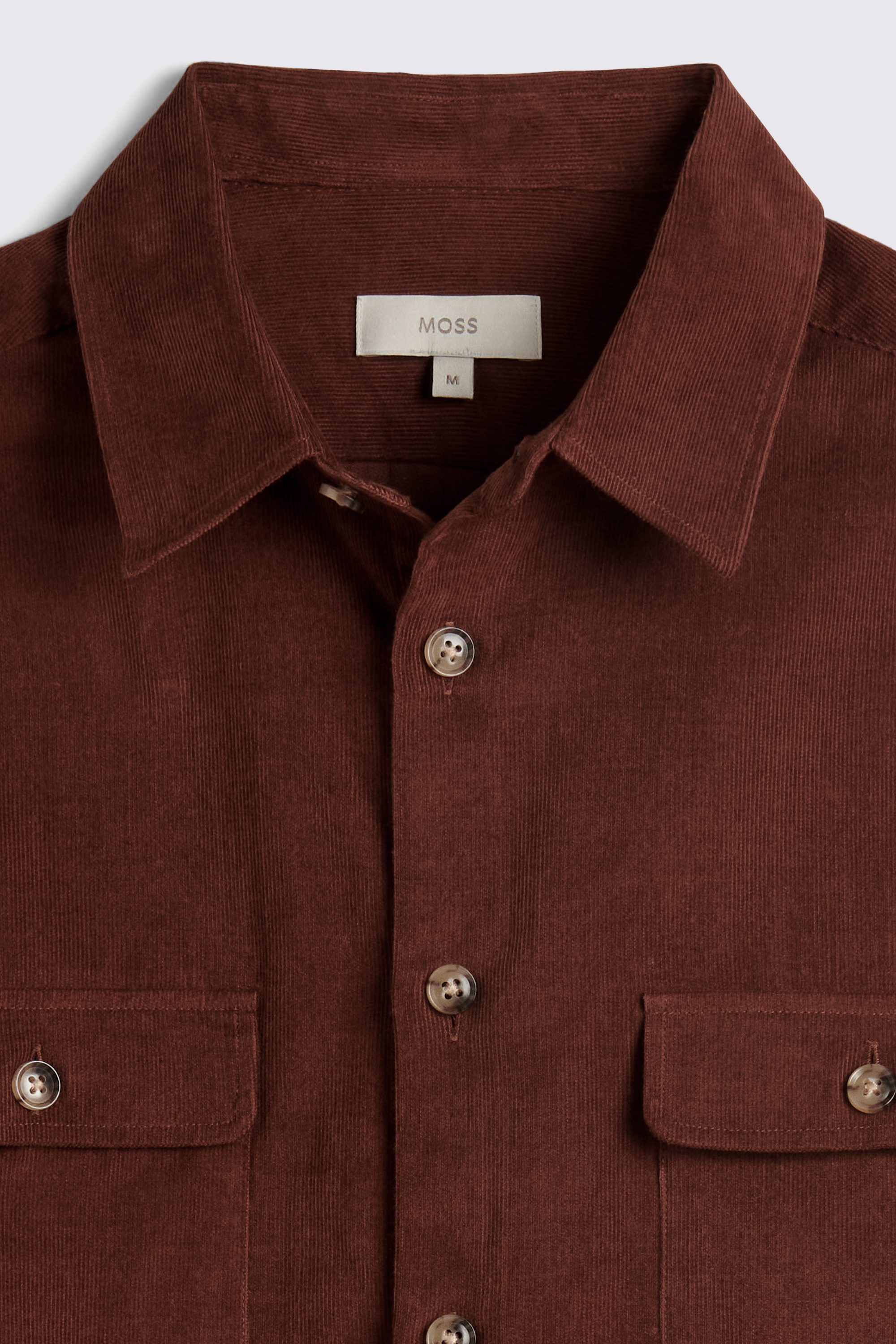 Tobacco Corduroy Overshirt