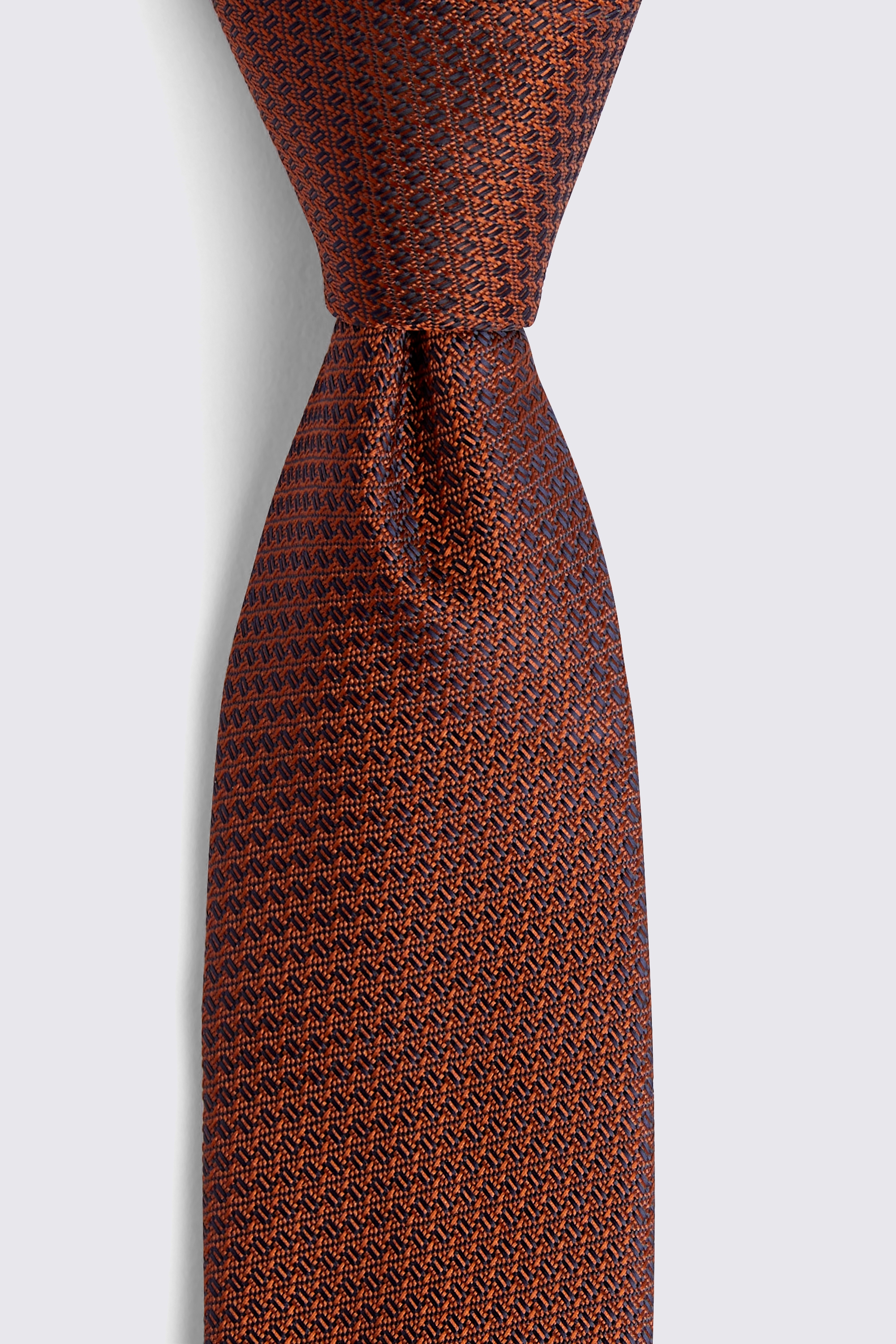 Rust Textured Tie