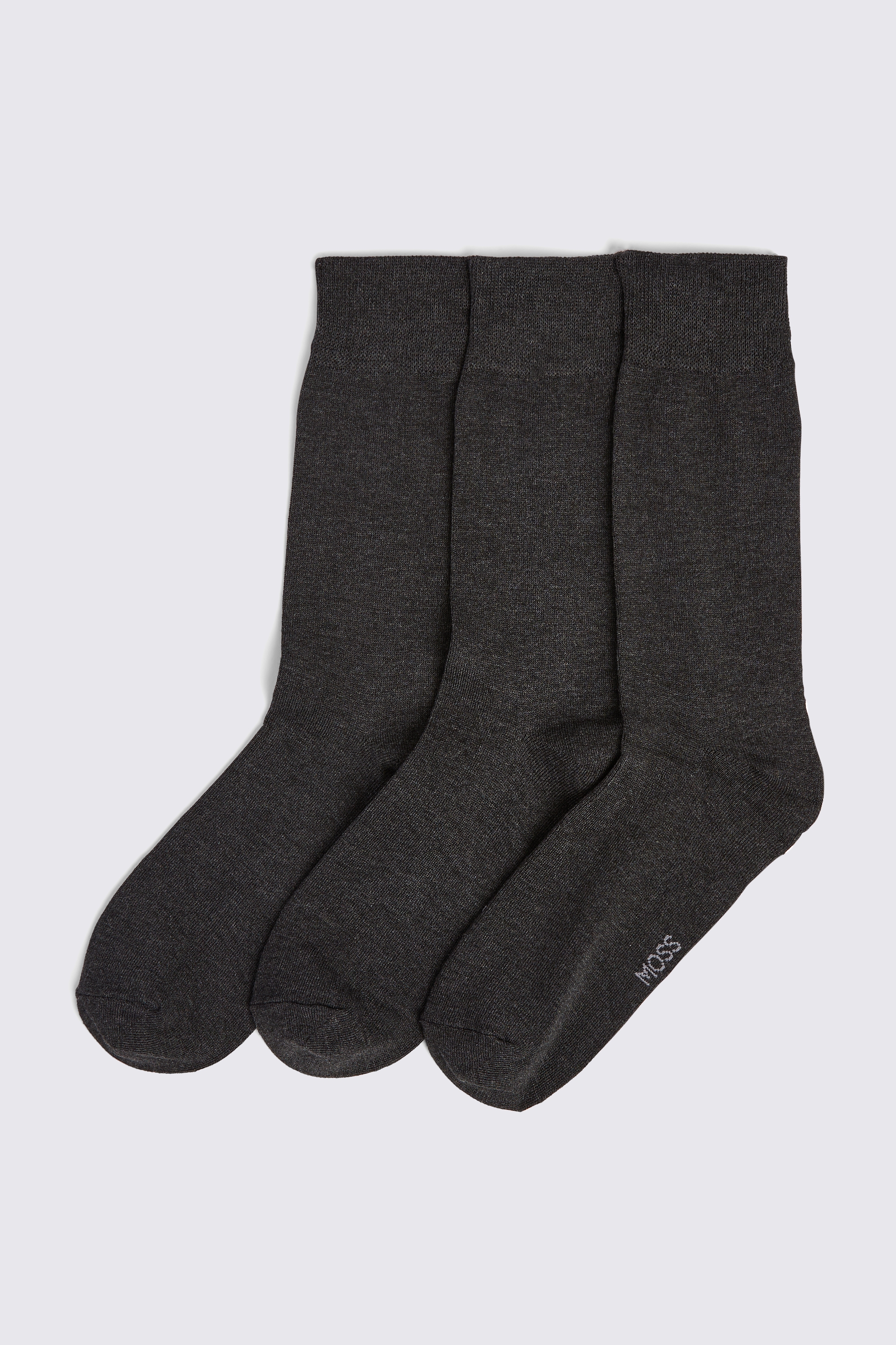 Charcoal 3-Pack Bamboo Socks