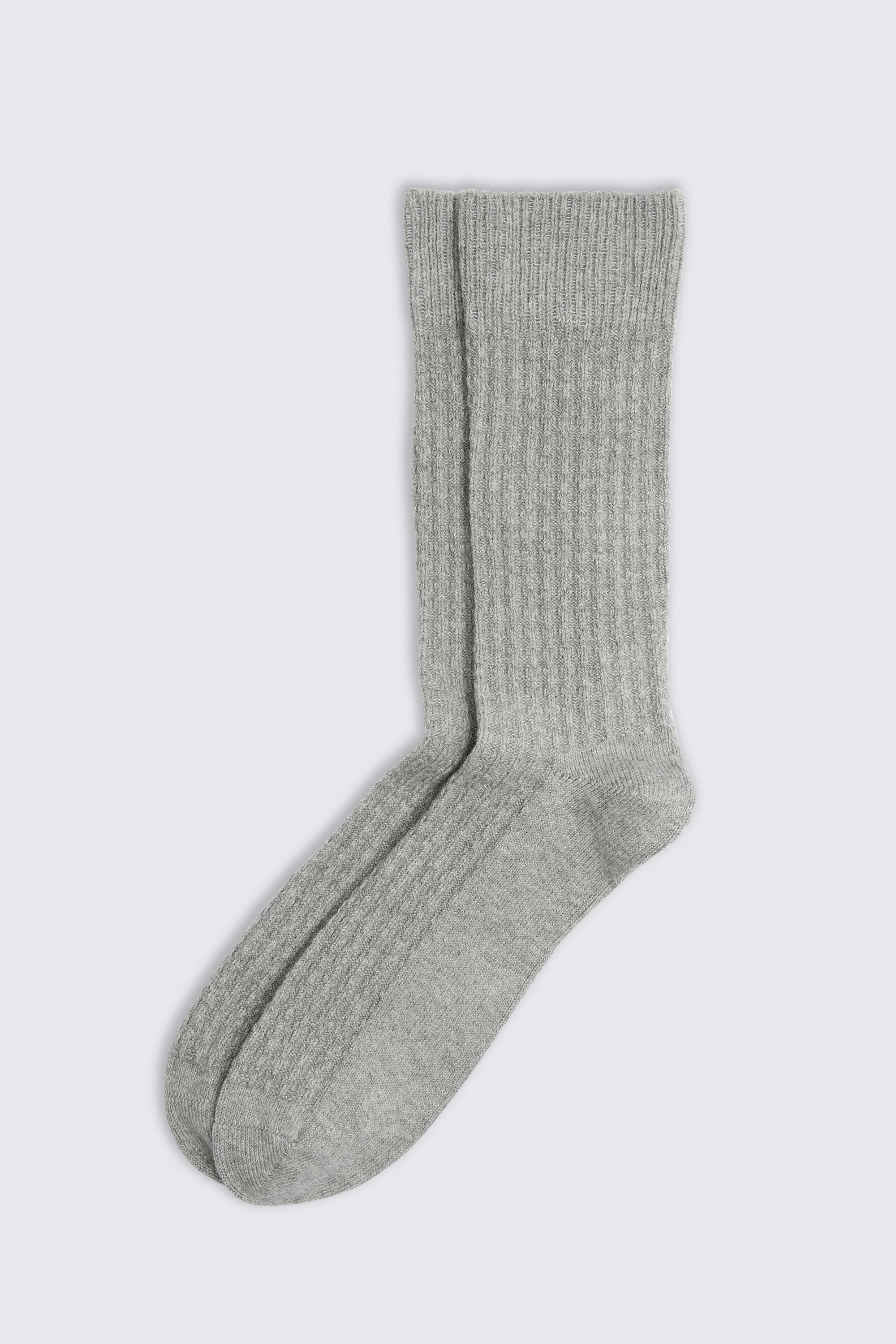 Light Grey Cashmere Blend Socks