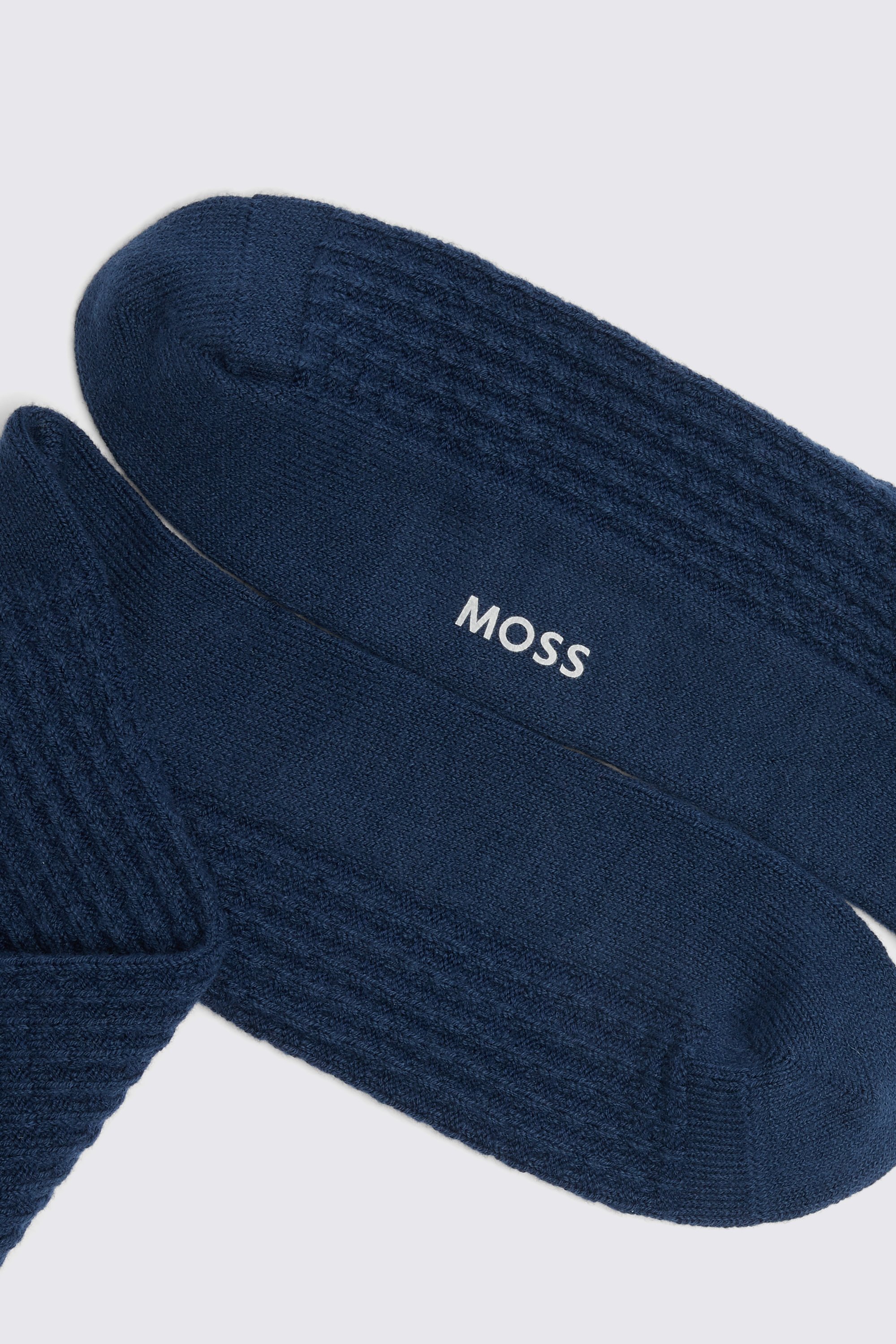 Indigo Cashmere Blend Socks