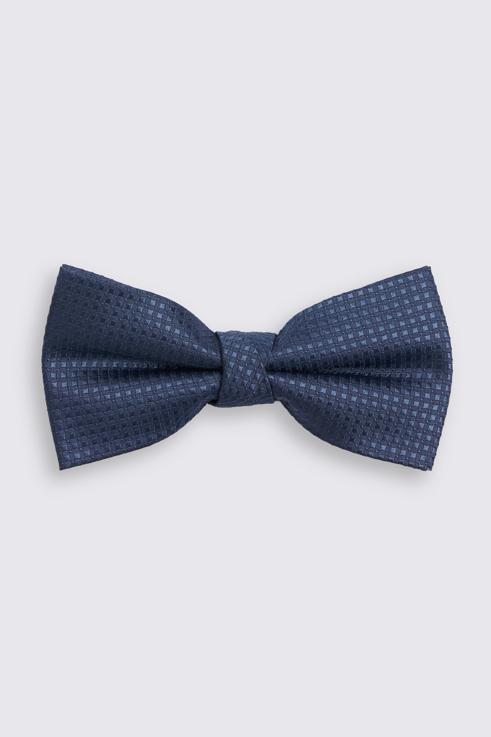 Navy Texture Bow Tie
