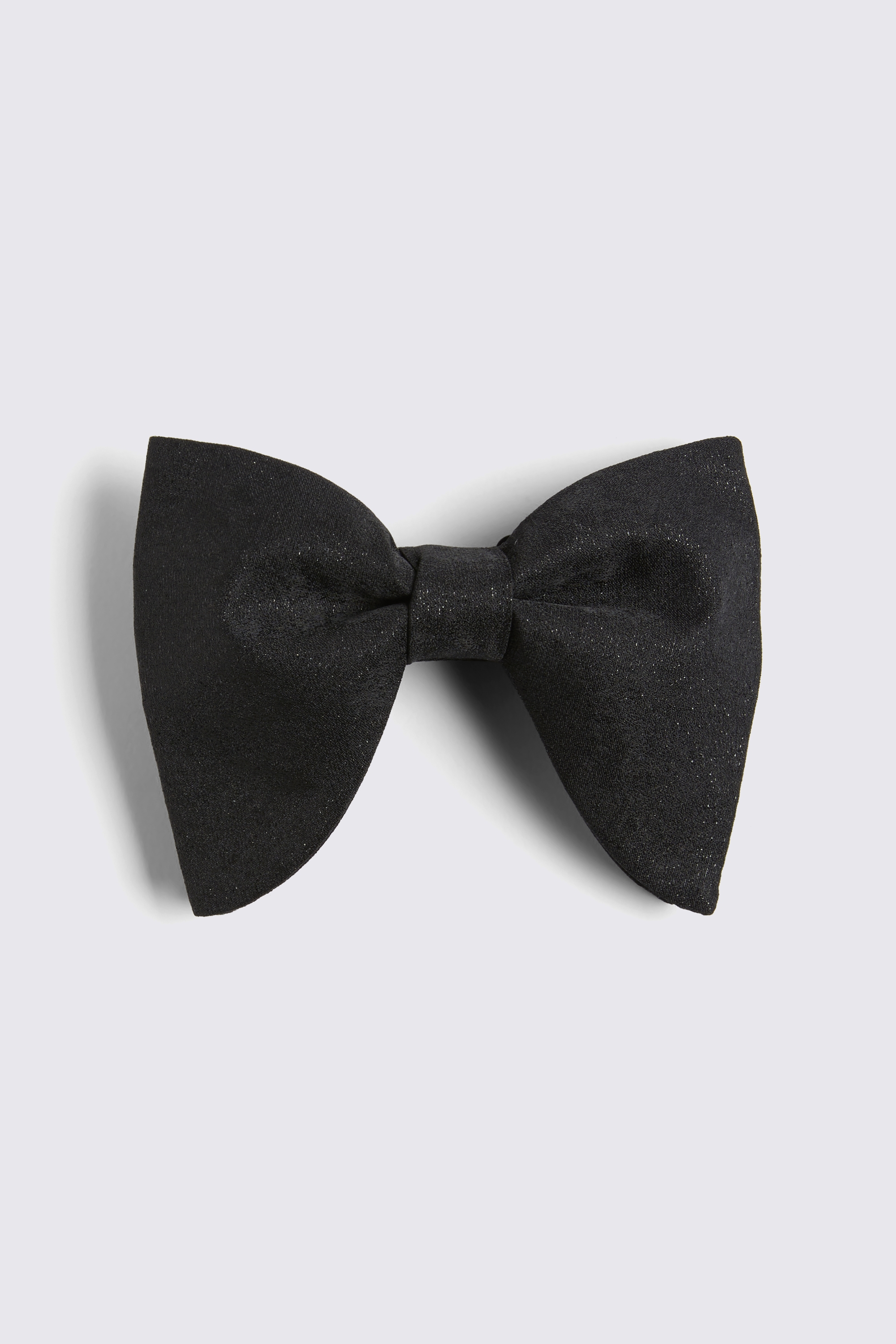 Black Lurex Oversized Bow Tie | Buy Online at Moss