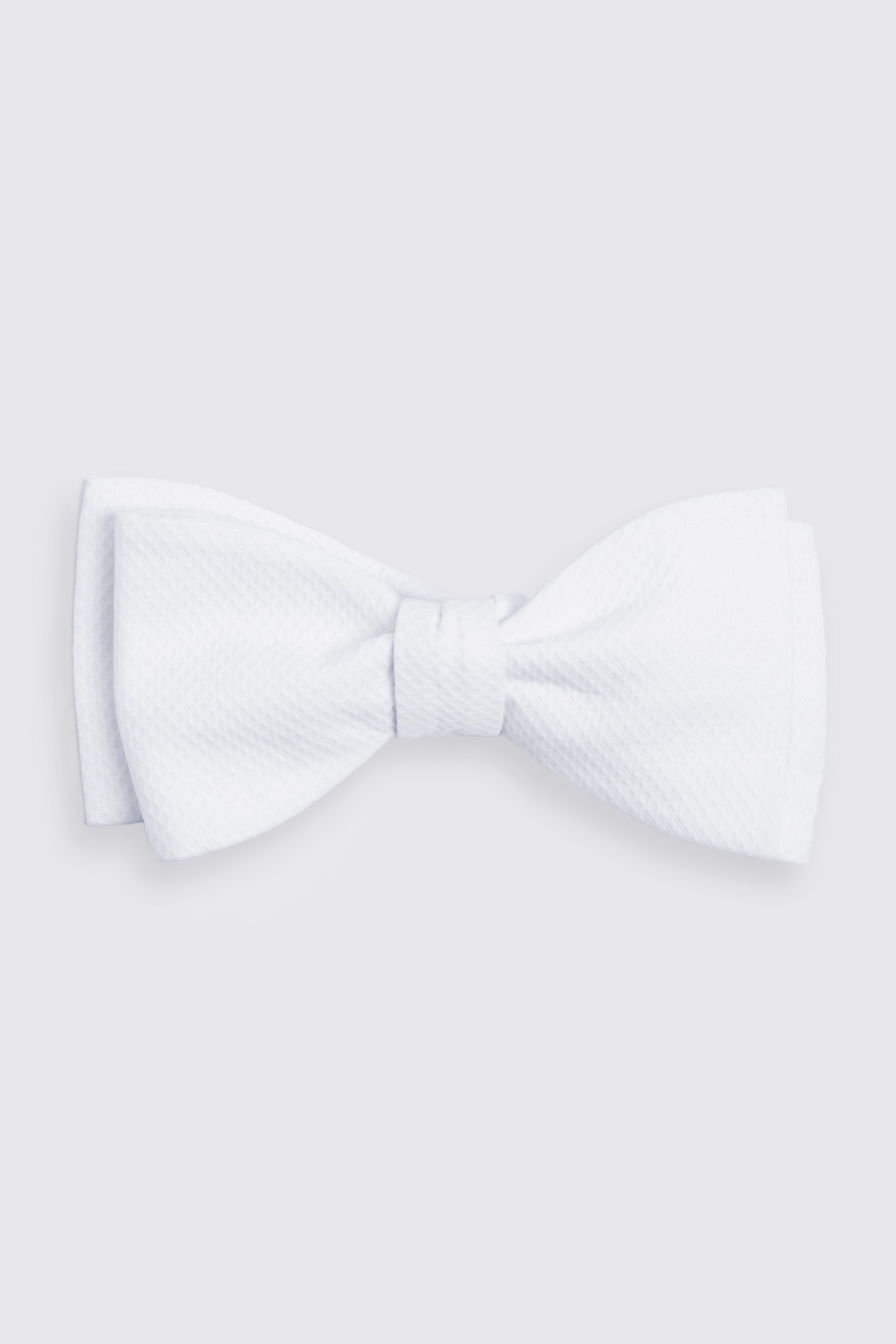 White Marcella Self-Tie Bow Tie