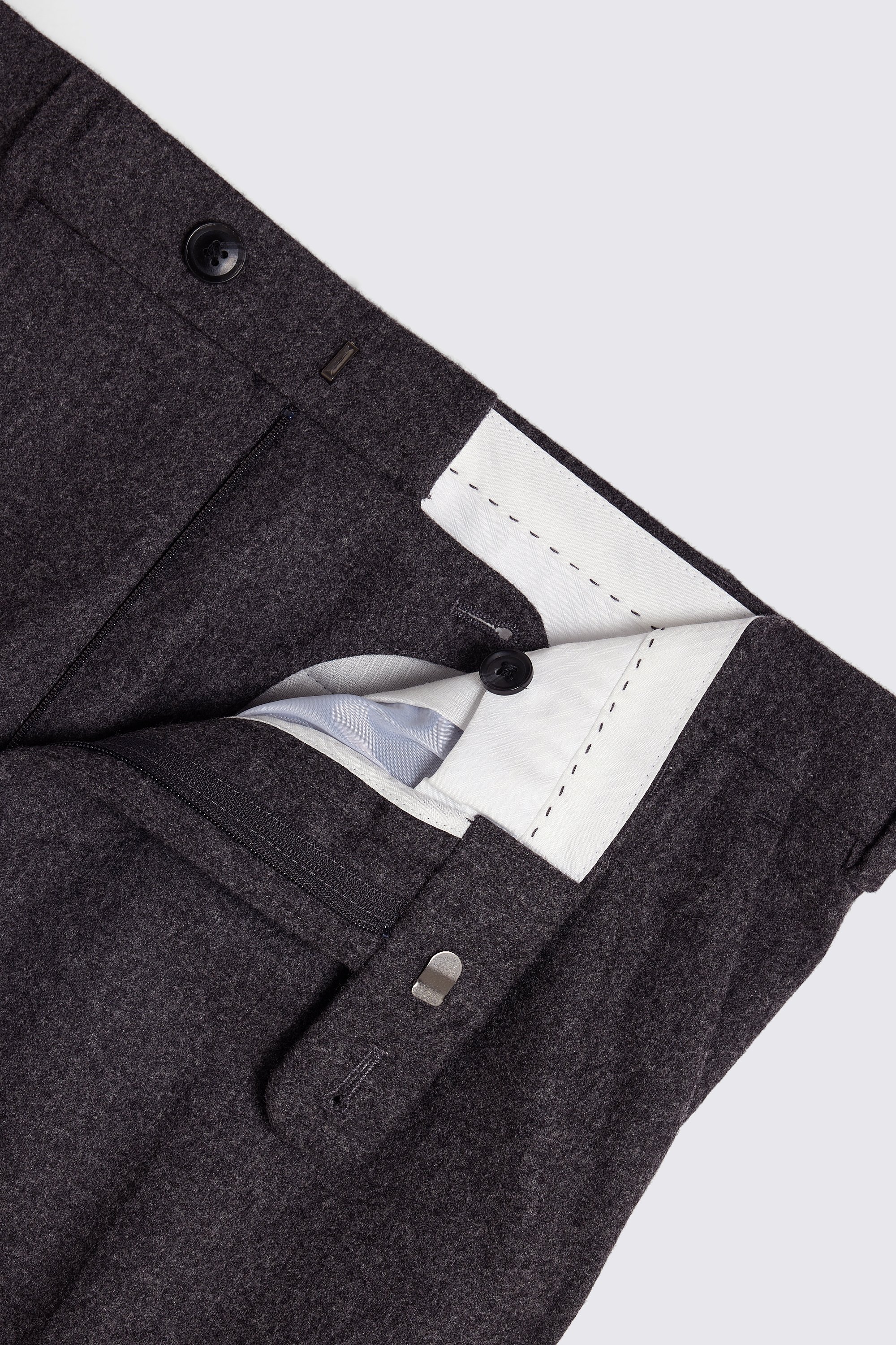 Charcoal Flannel Pants