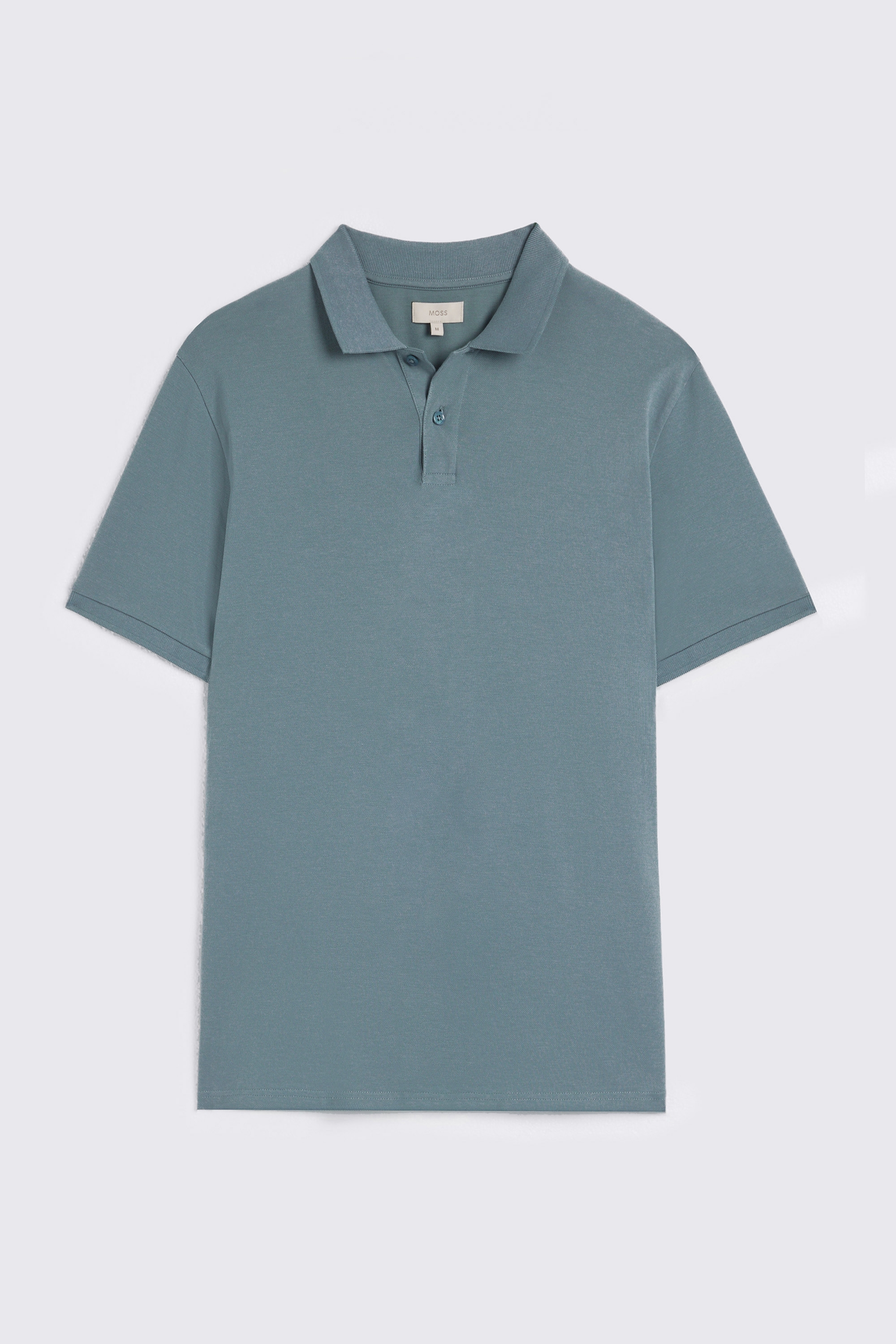 Teal Pique Polo Shirt