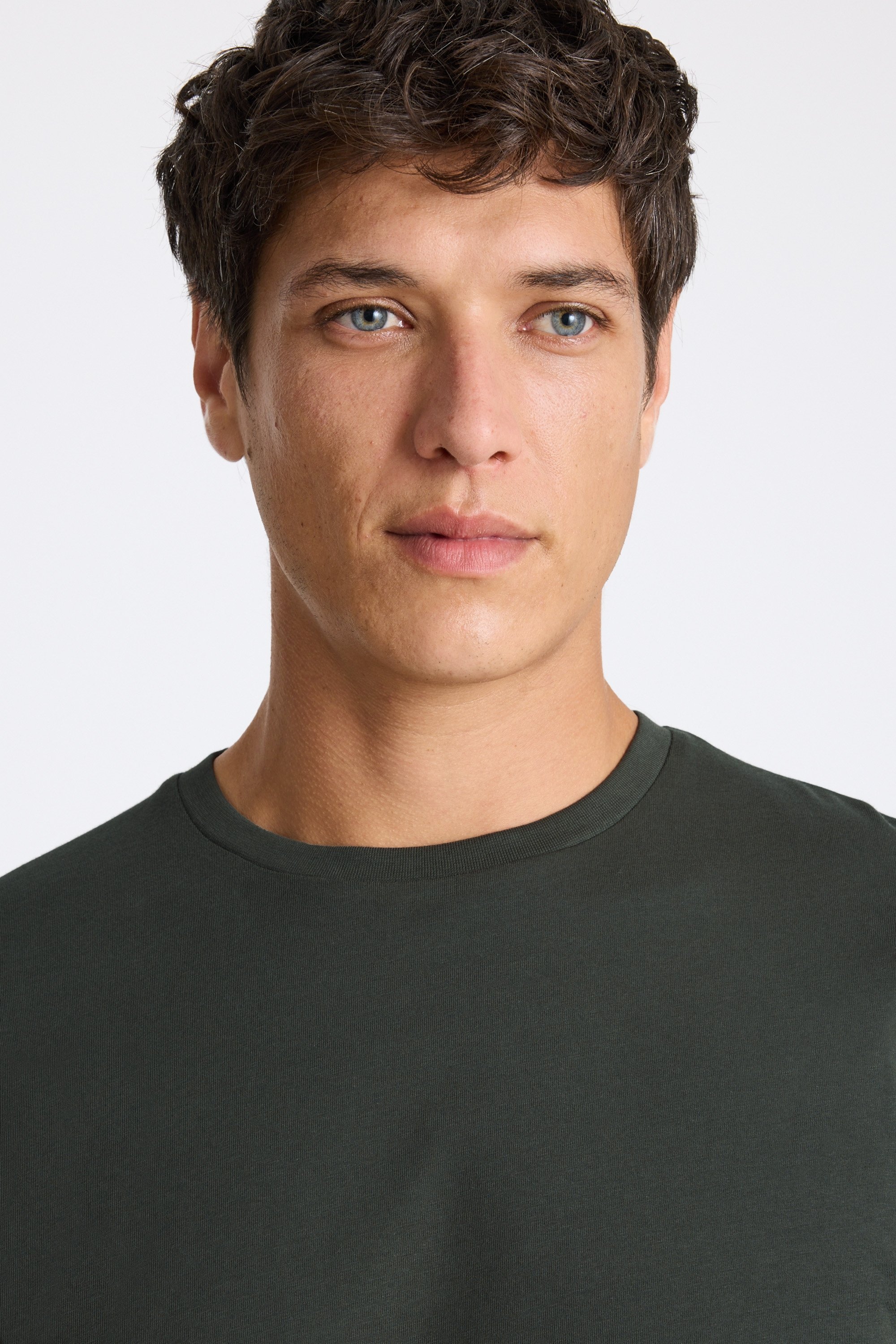 Khaki Crew-Neck T-Shirt