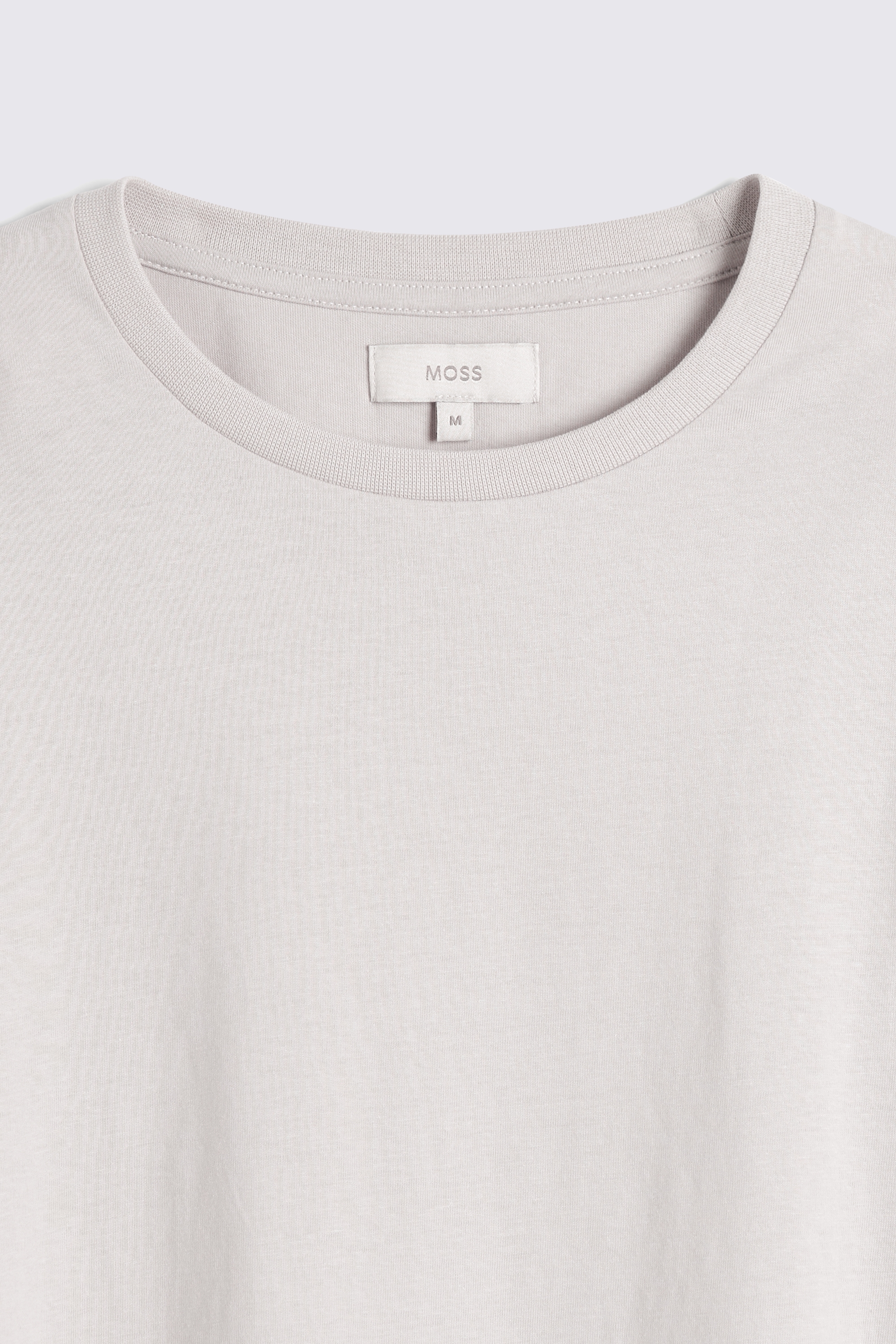 Light Taupe Crew-Neck T-Shirt
