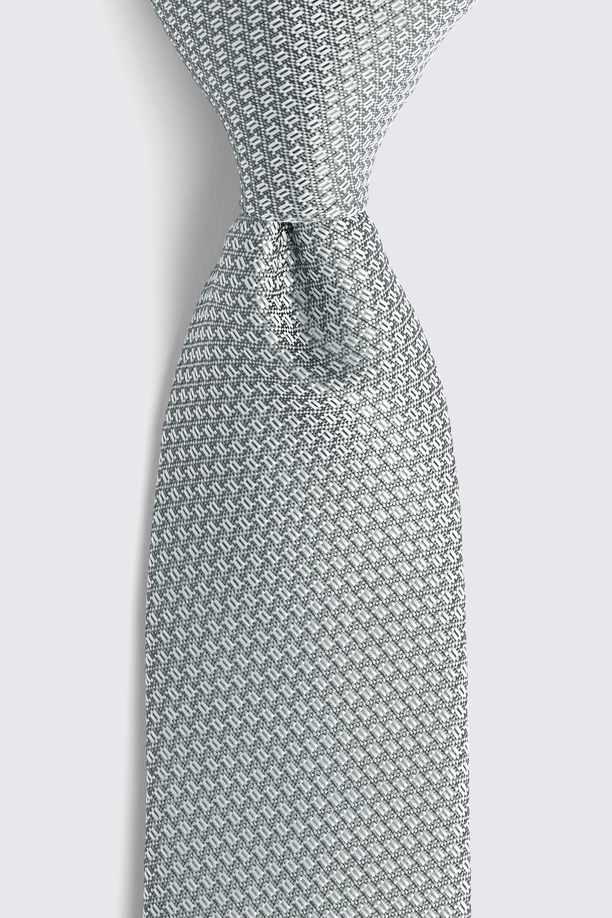 Sage Textured Tie | Buy Online at Moss