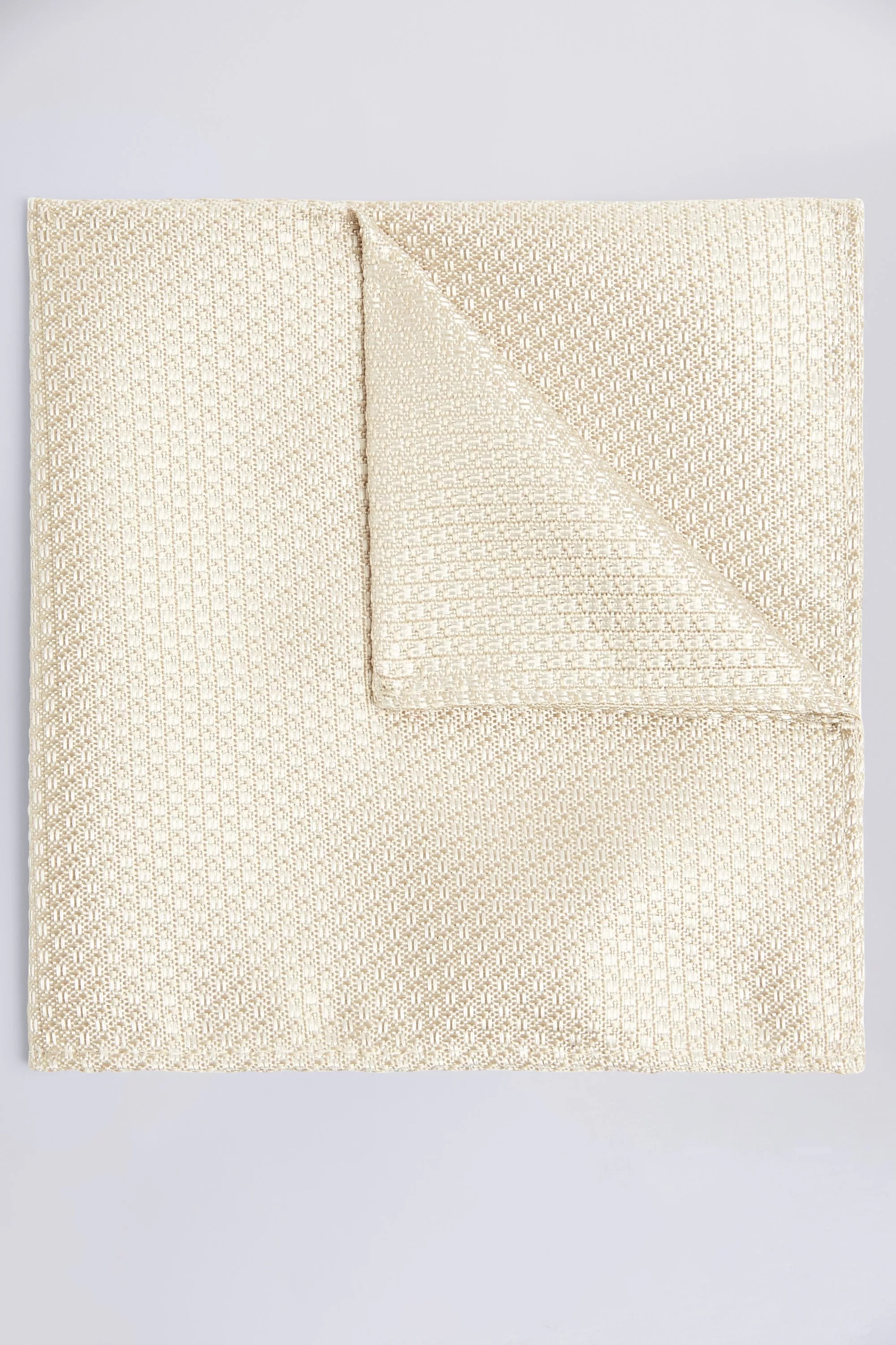 Champagne Textured Pocket Square