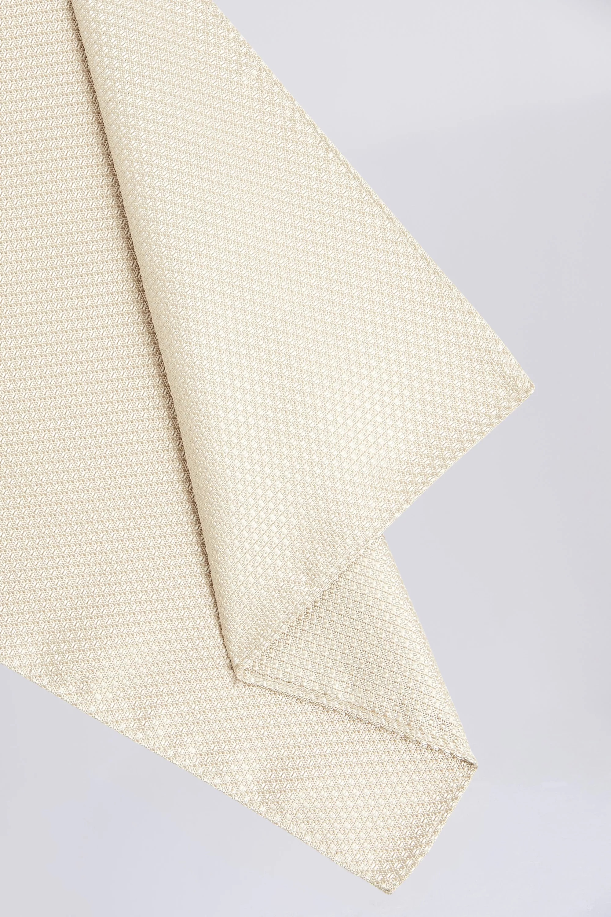 Champagne Textured Pocket Square