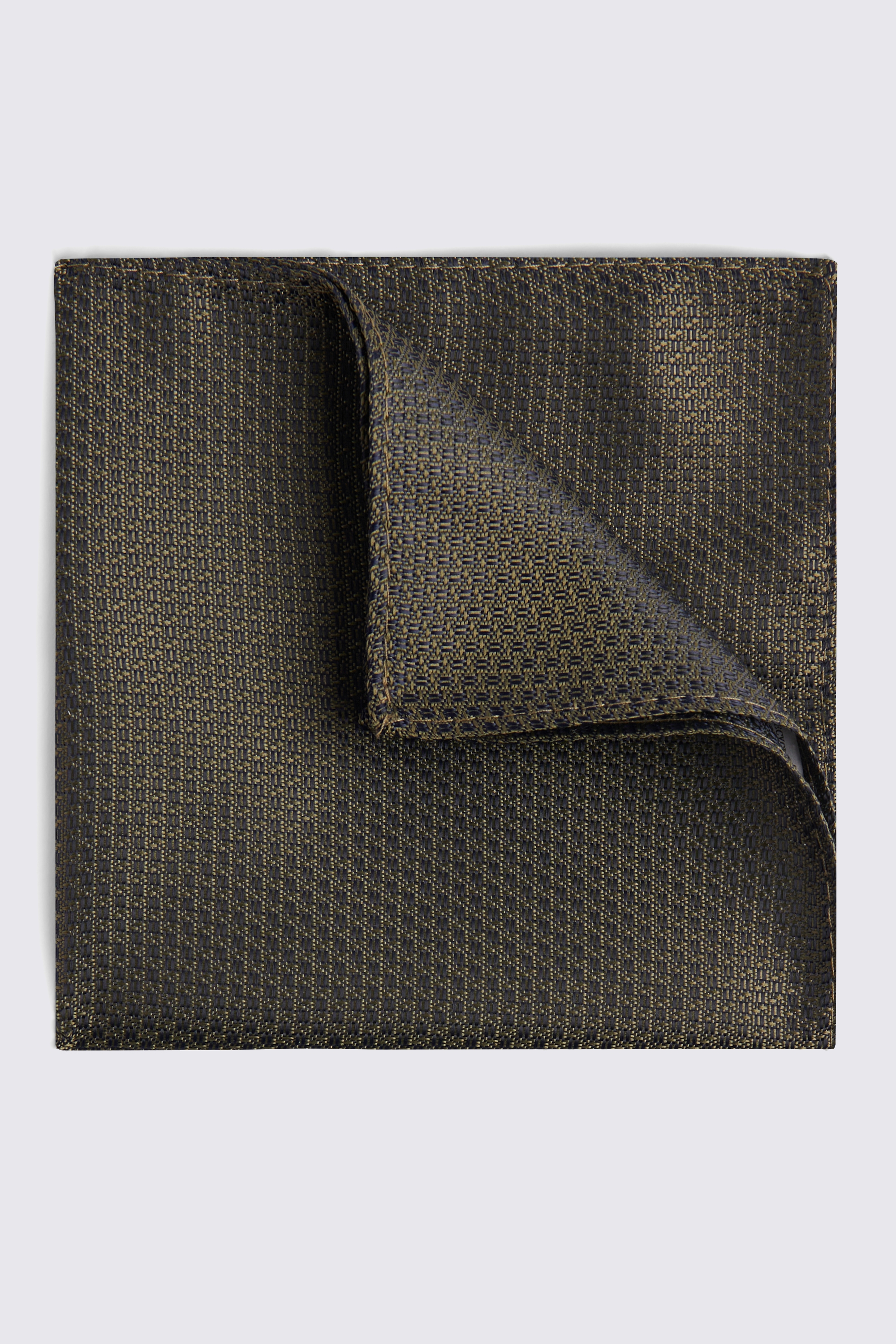 Olive Textured Pocket Square